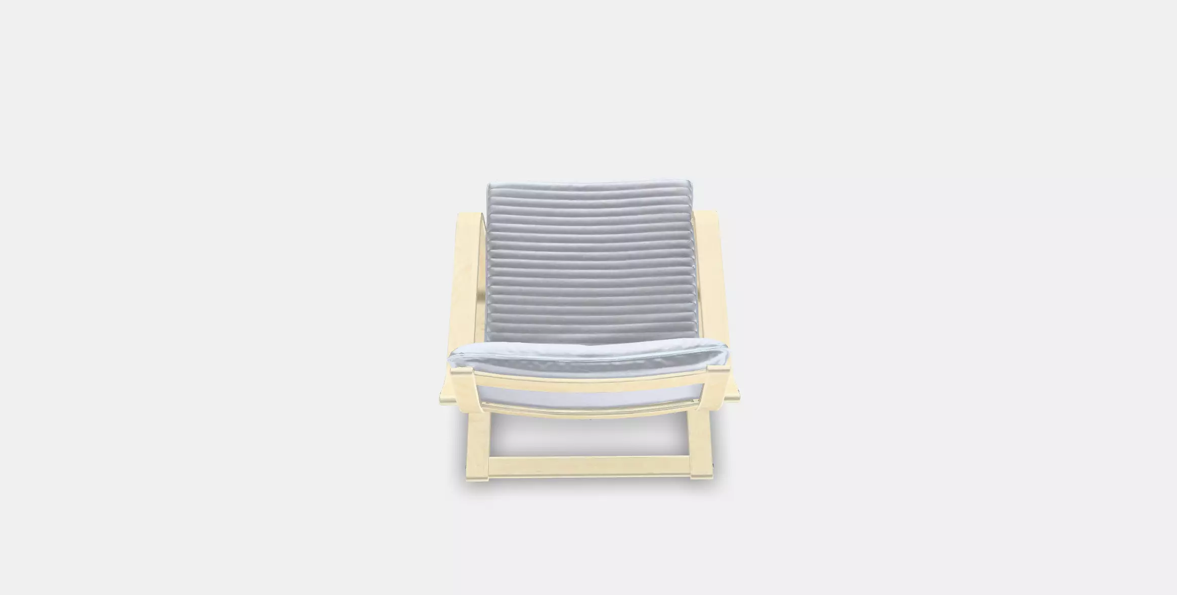 POANG Armchair Low-poly 3D model_0