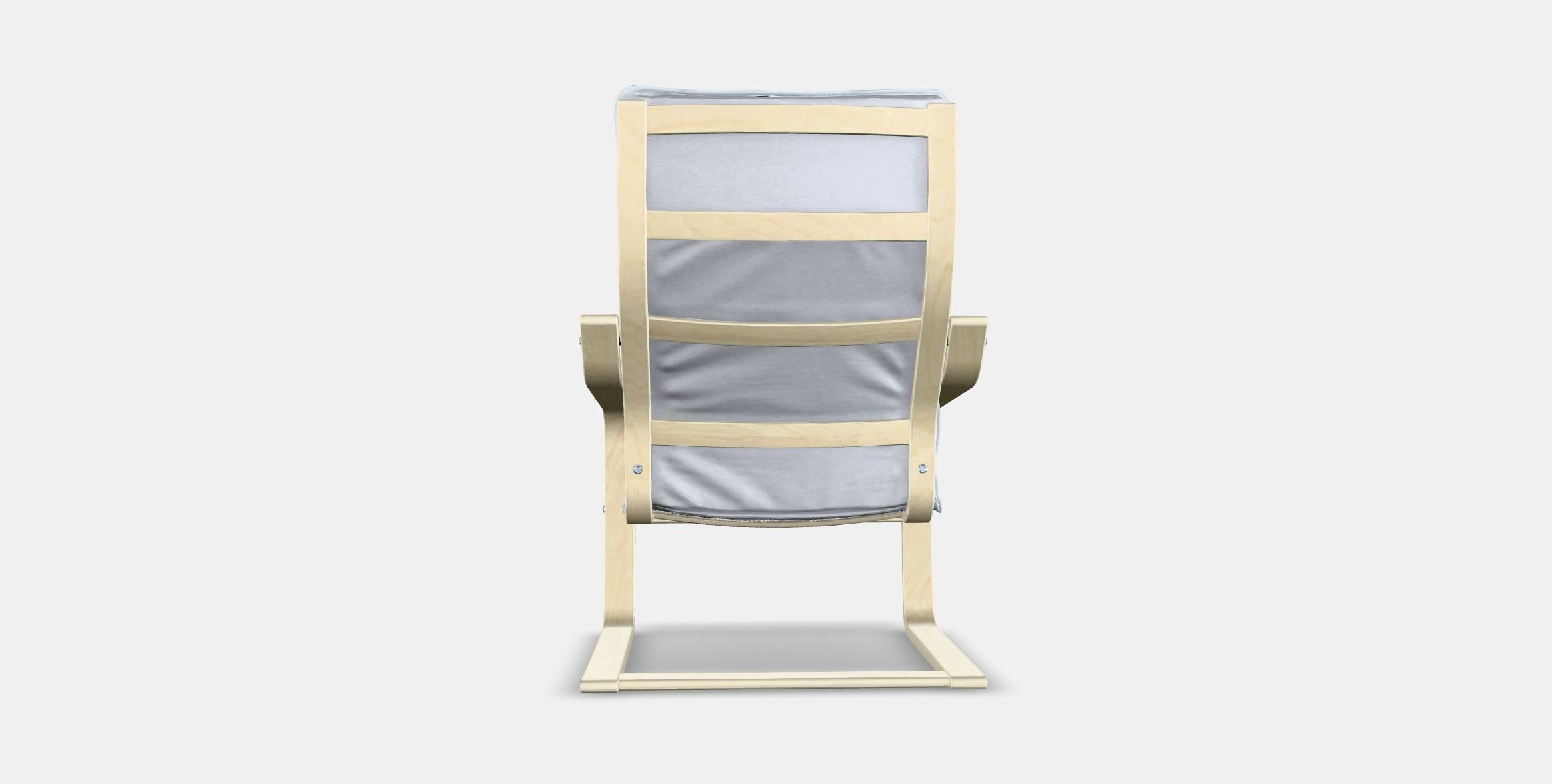 POANG Armchair Low-poly 3D model_14