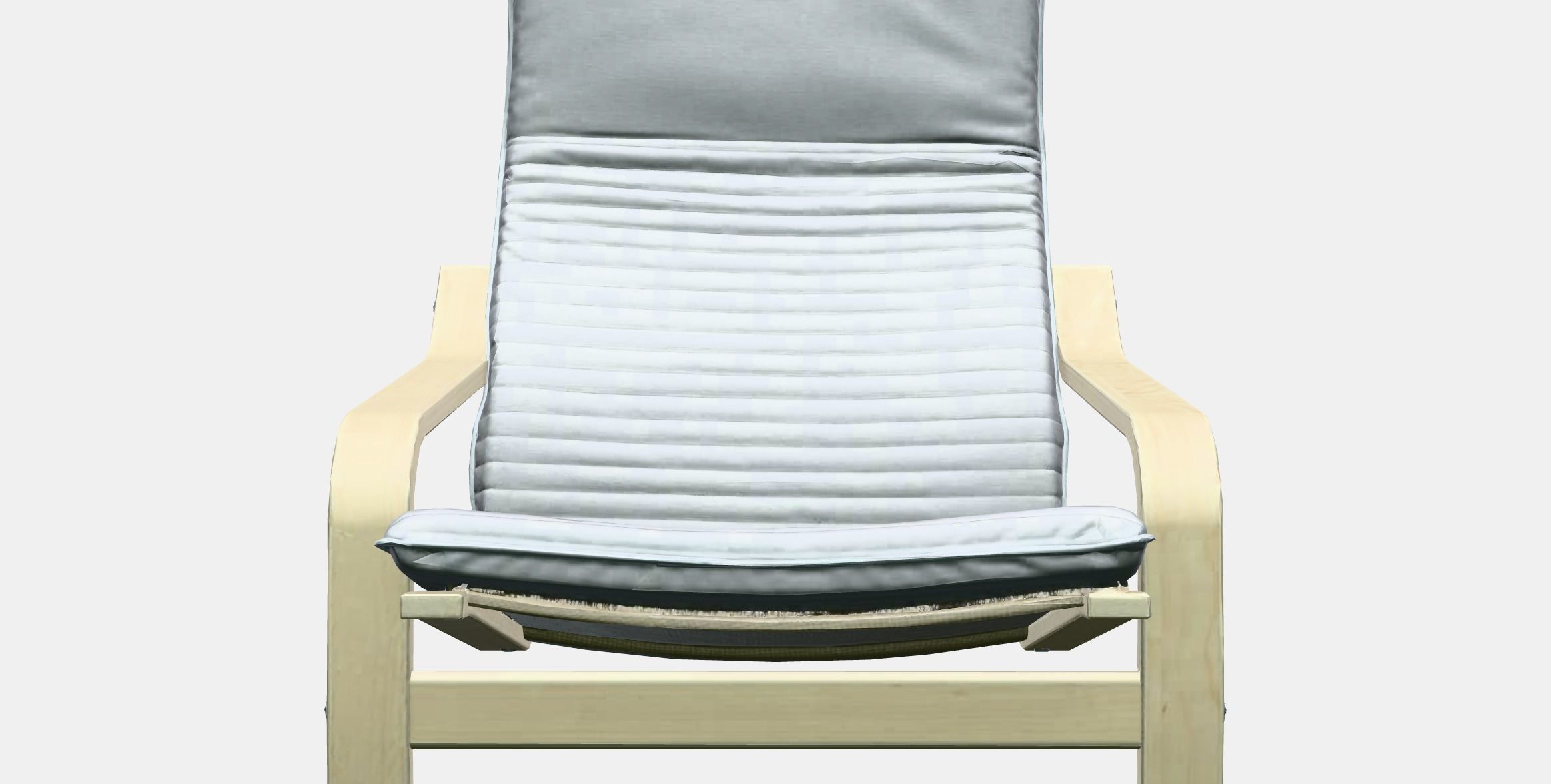 POANG Armchair Low-poly 3D model_11