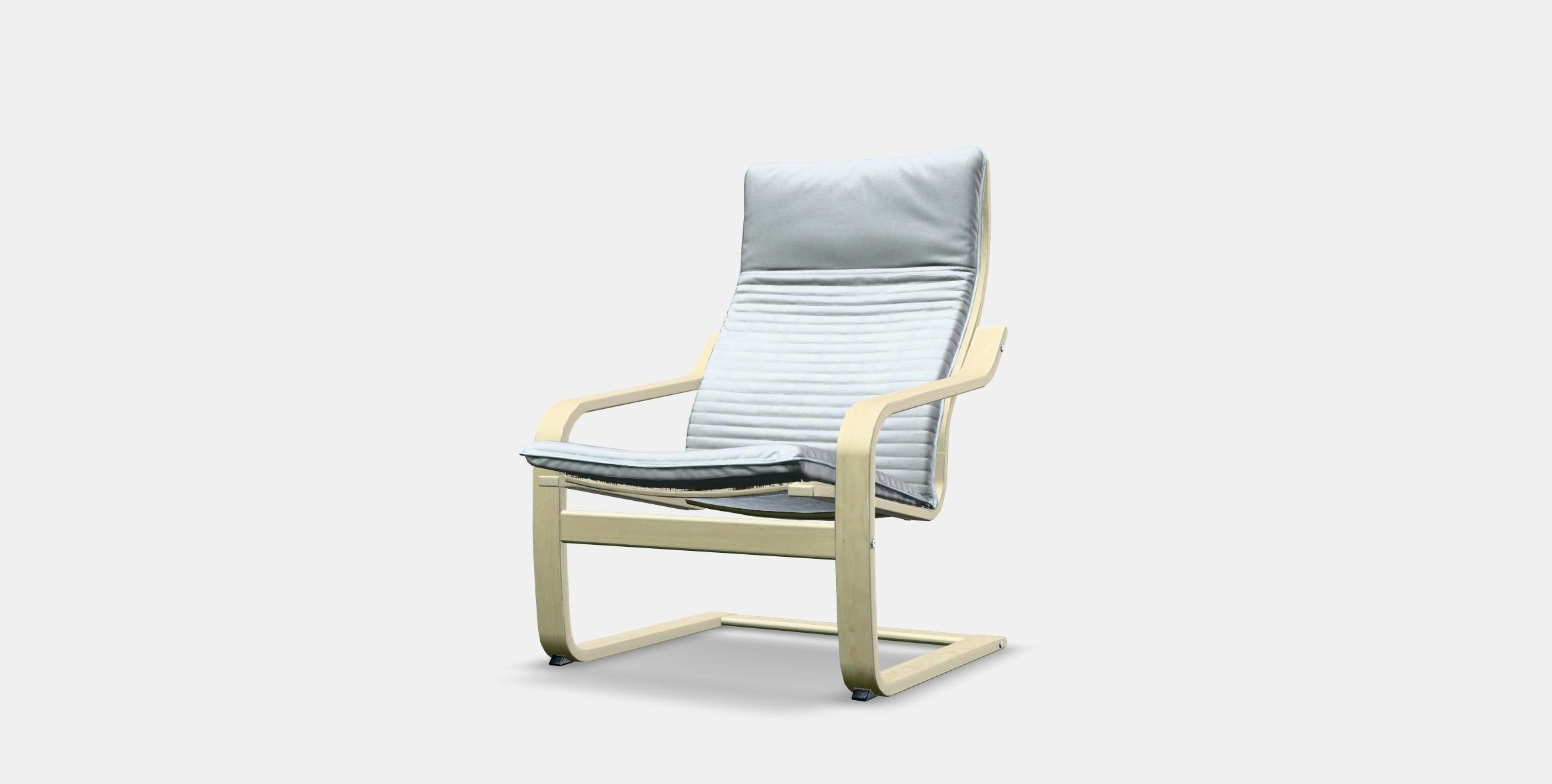 POANG Armchair Low-poly 3D model_12