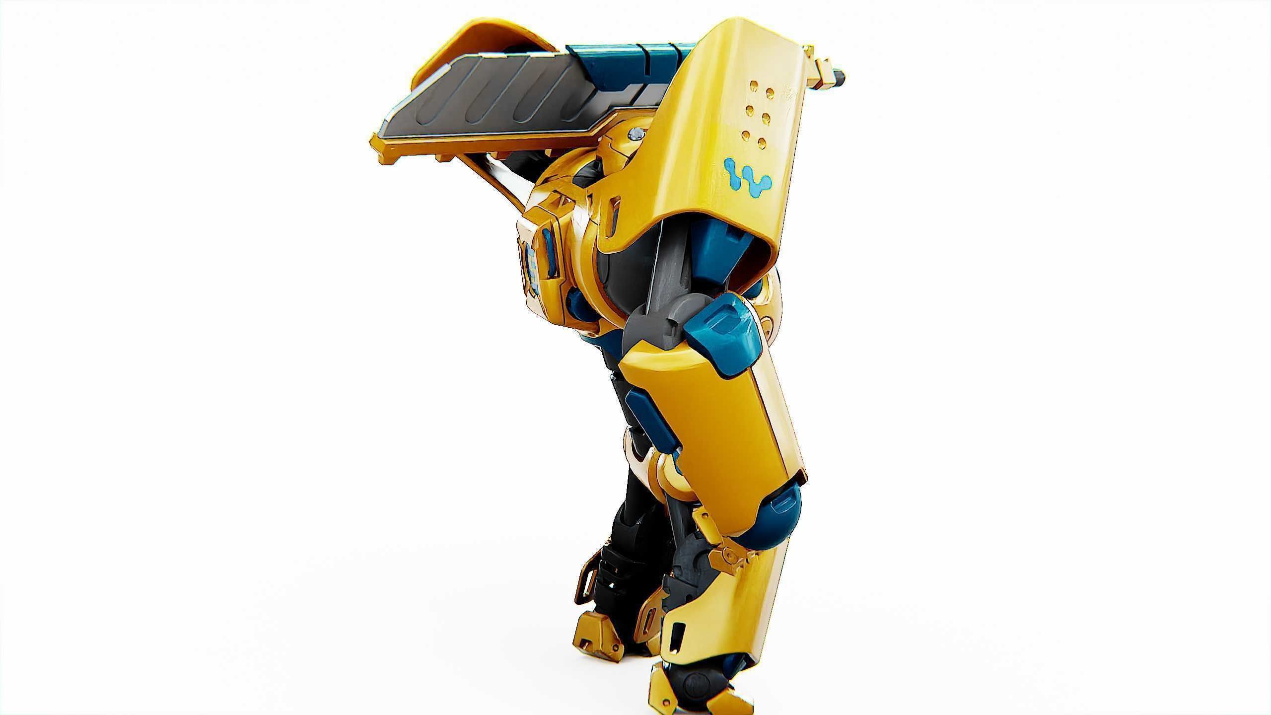 BATTLE DROID EREVOS Rigged for Unreal Engine - Unity - MIXAMO  3D model_7