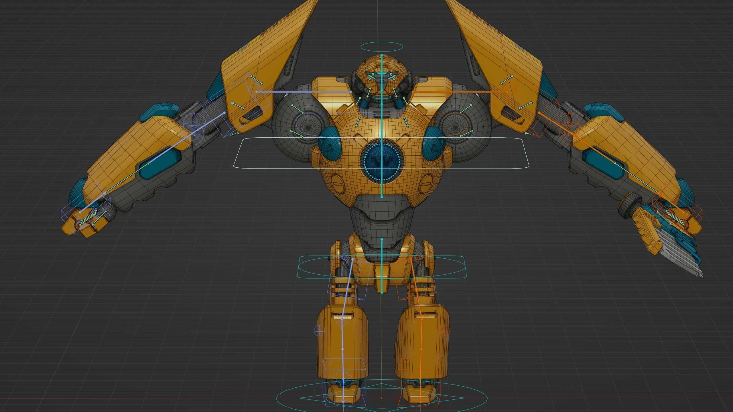 BATTLE DROID EREVOS Rigged for Unreal Engine - Unity - MIXAMO  3D model_39