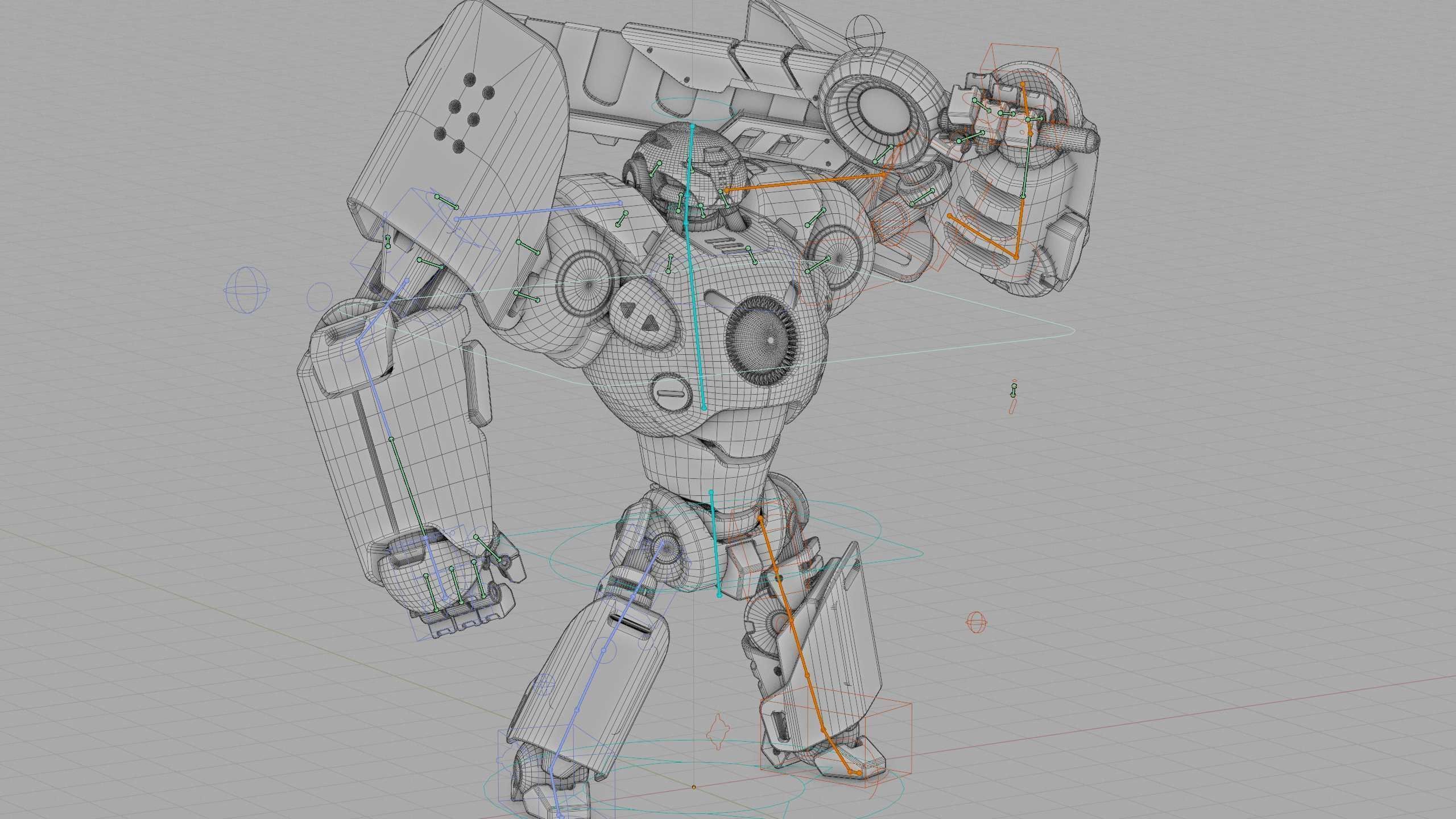 BATTLE DROID EREVOS Rigged for Unreal Engine - Unity - MIXAMO  3D model_40