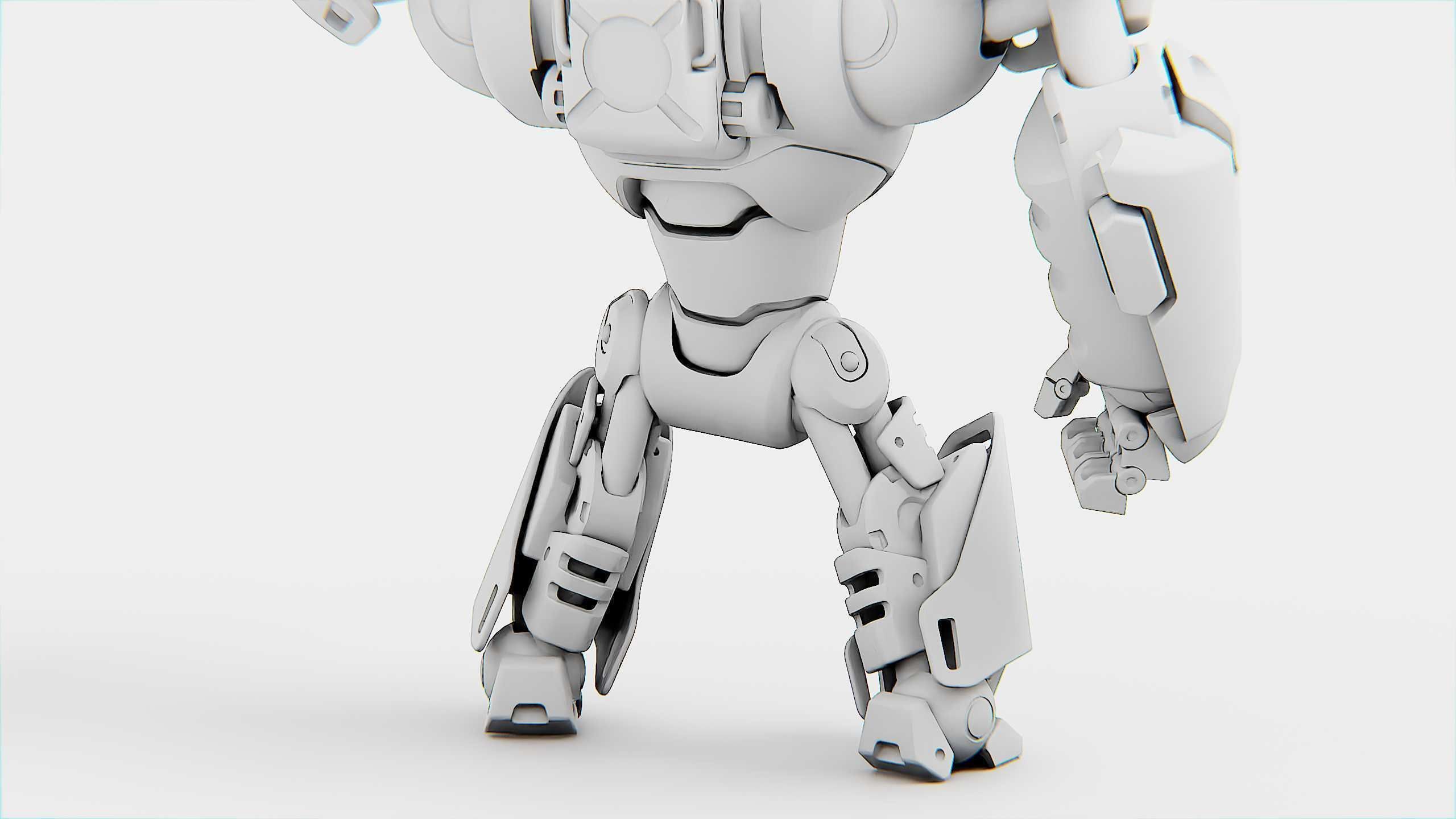 BATTLE DROID EREVOS Rigged for Unreal Engine - Unity - MIXAMO  3D model_36