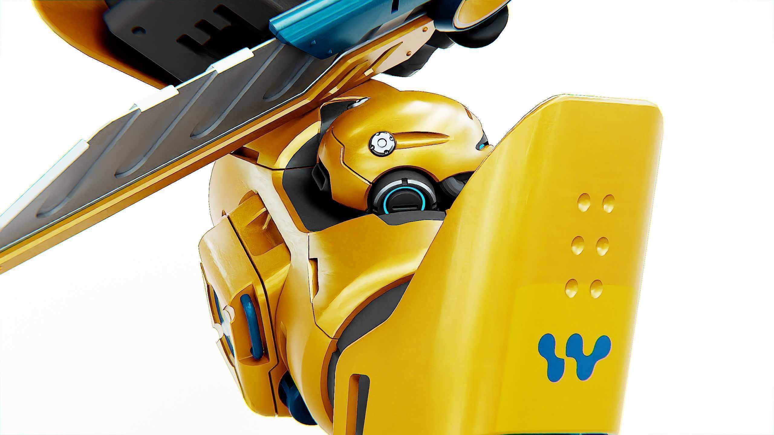 BATTLE DROID EREVOS Rigged for Unreal Engine - Unity - MIXAMO  3D model_25