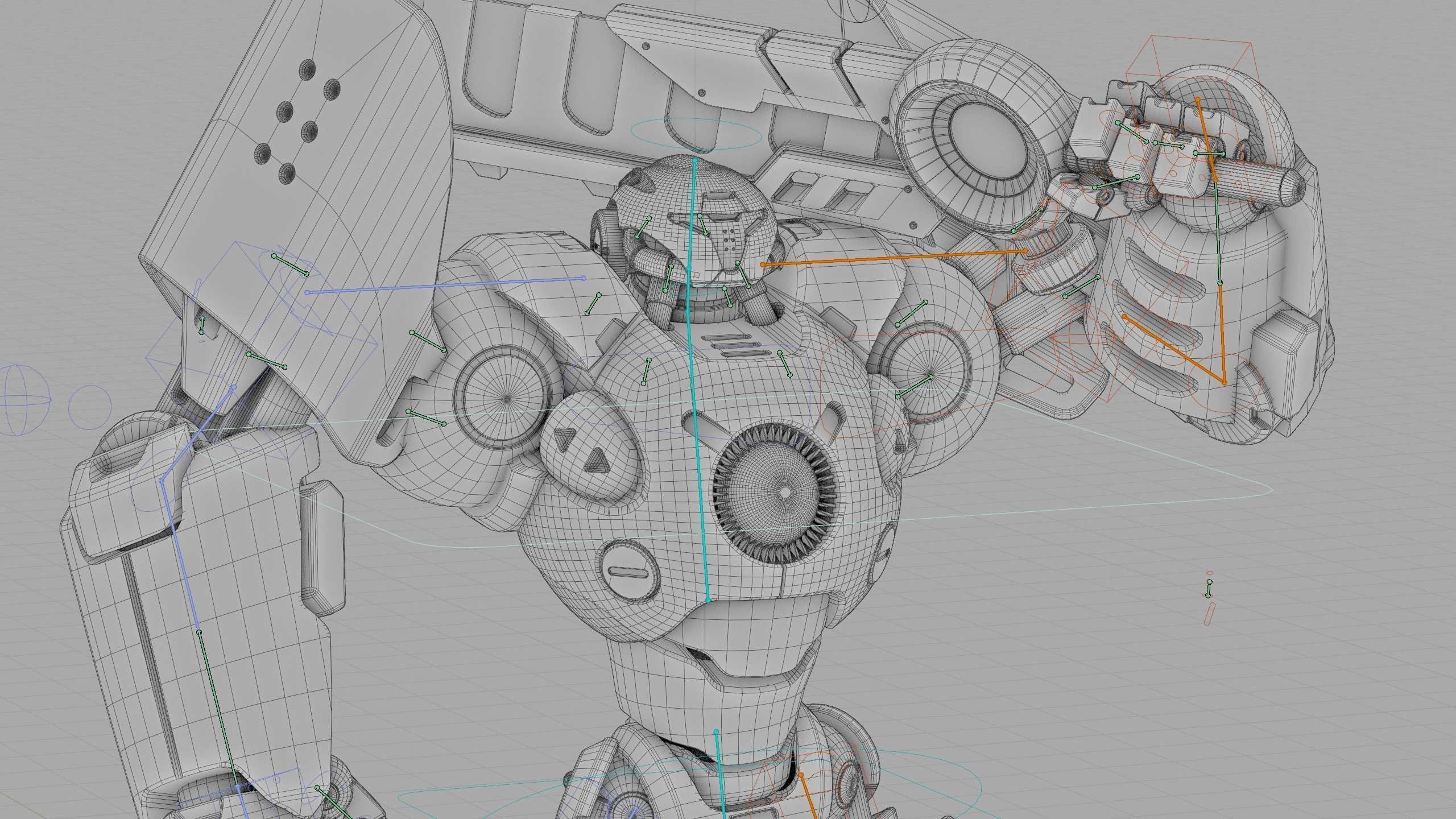 BATTLE DROID EREVOS Rigged for Unreal Engine - Unity - MIXAMO  3D model_42