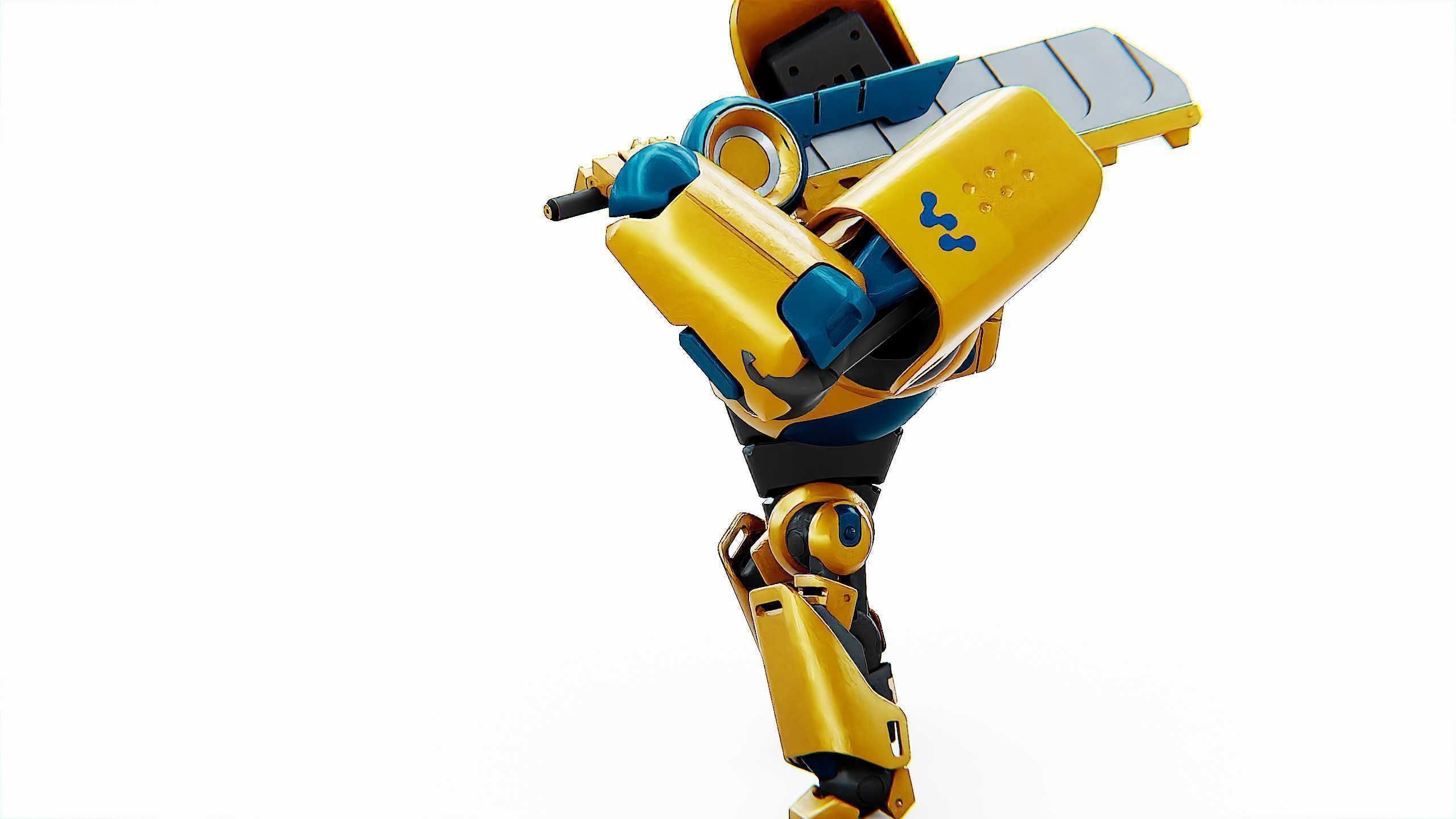 BATTLE DROID EREVOS Rigged for Unreal Engine - Unity - MIXAMO  3D model_17