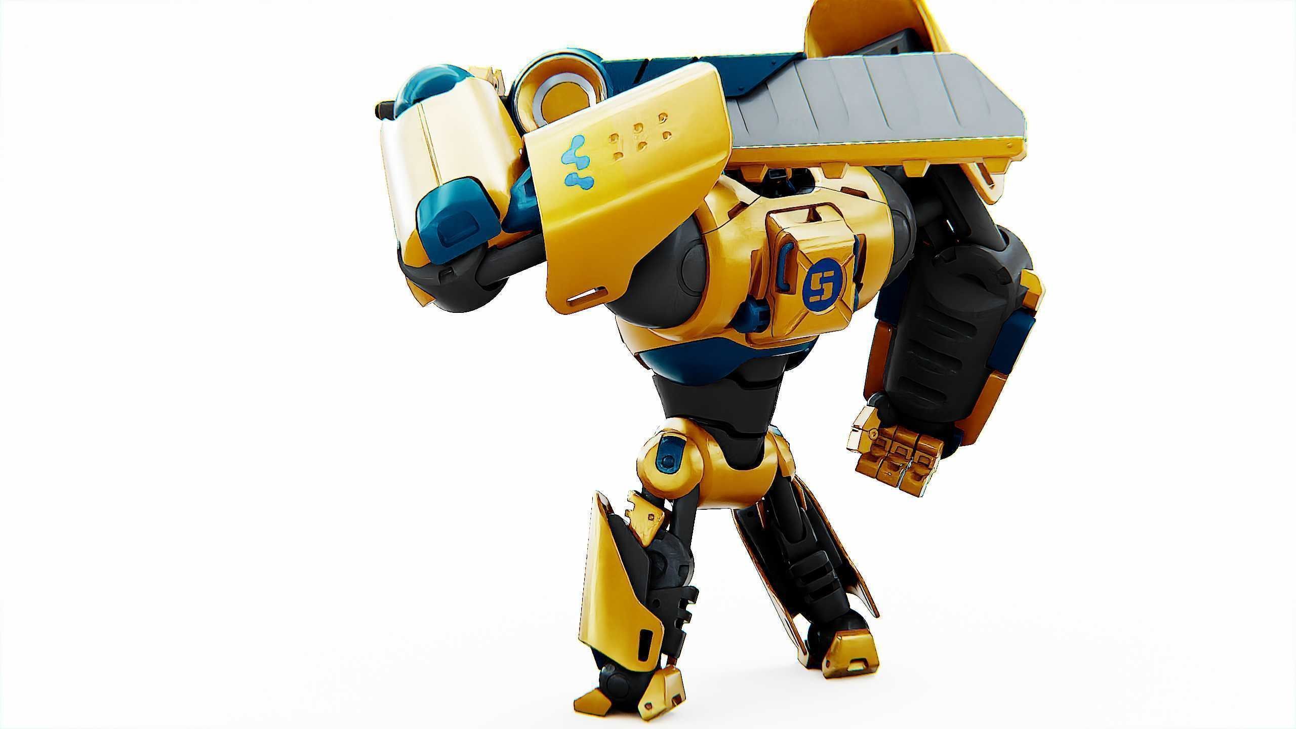 BATTLE DROID EREVOS Rigged for Unreal Engine - Unity - MIXAMO  3D model_14