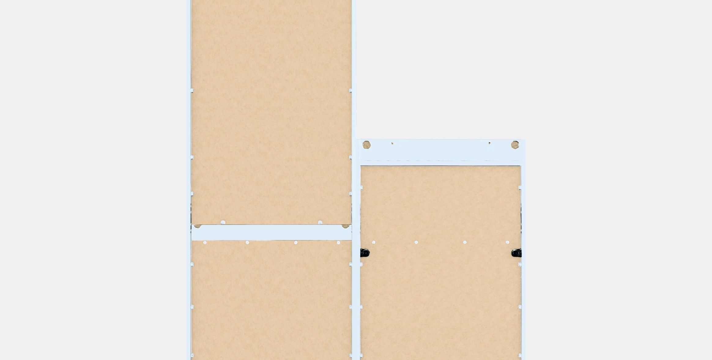 HAUGA Storage combination Low-poly 3D model_15