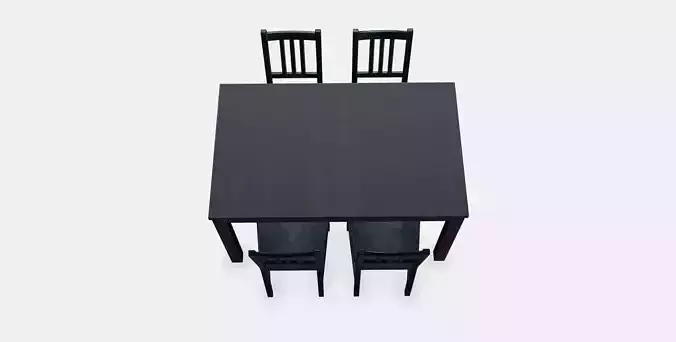 LANEBERG - STEFAN Table and 4 chairs