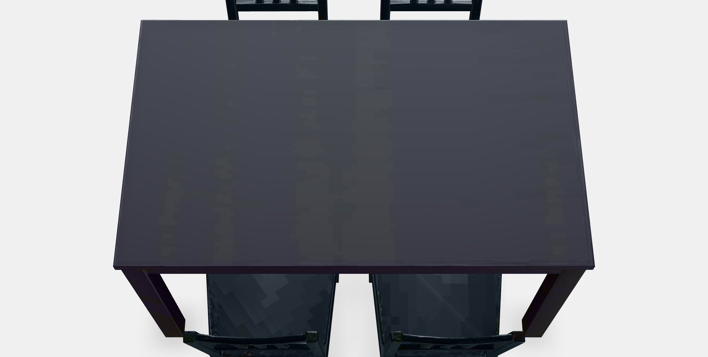 LANEBERG - STEFAN Table and 4 chairs Low-poly 3D model_4