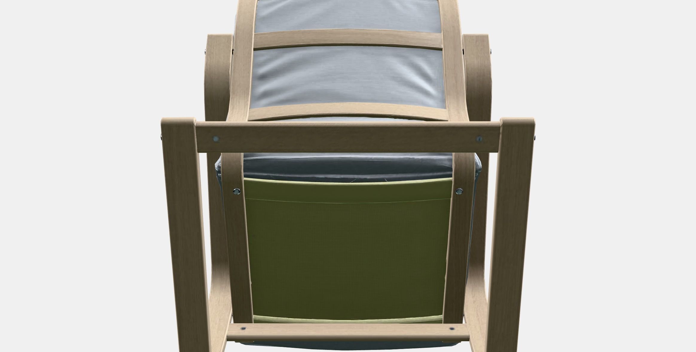 POANG Armchair 1 Low-poly 3D model_8