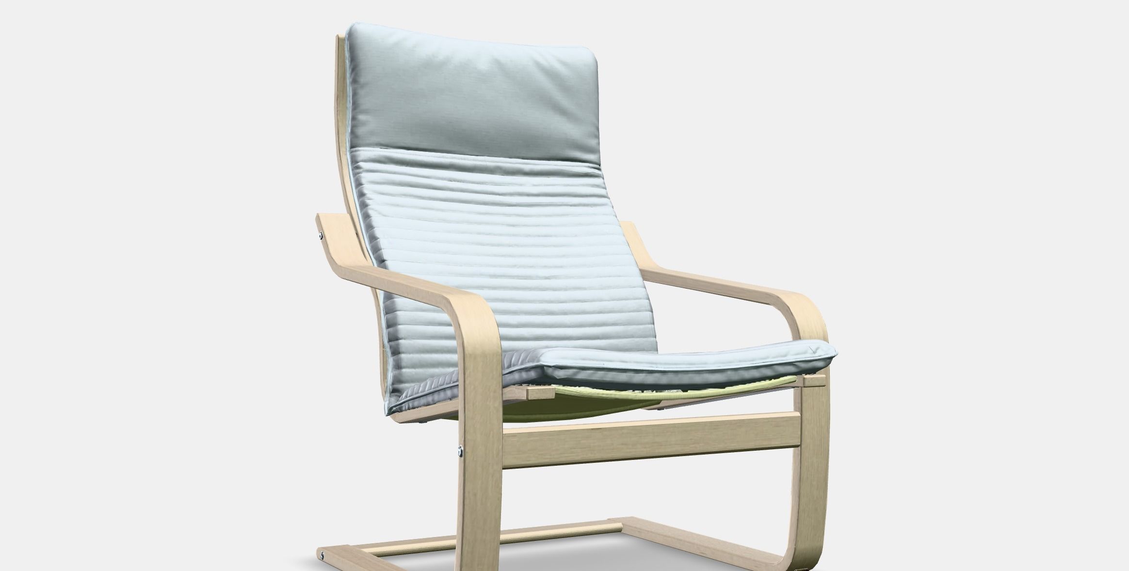POANG Armchair 1 Low-poly 3D model_9