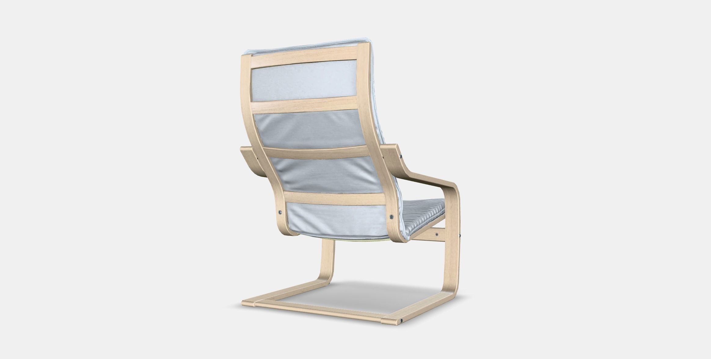 POANG Armchair 1 Low-poly 3D model_6