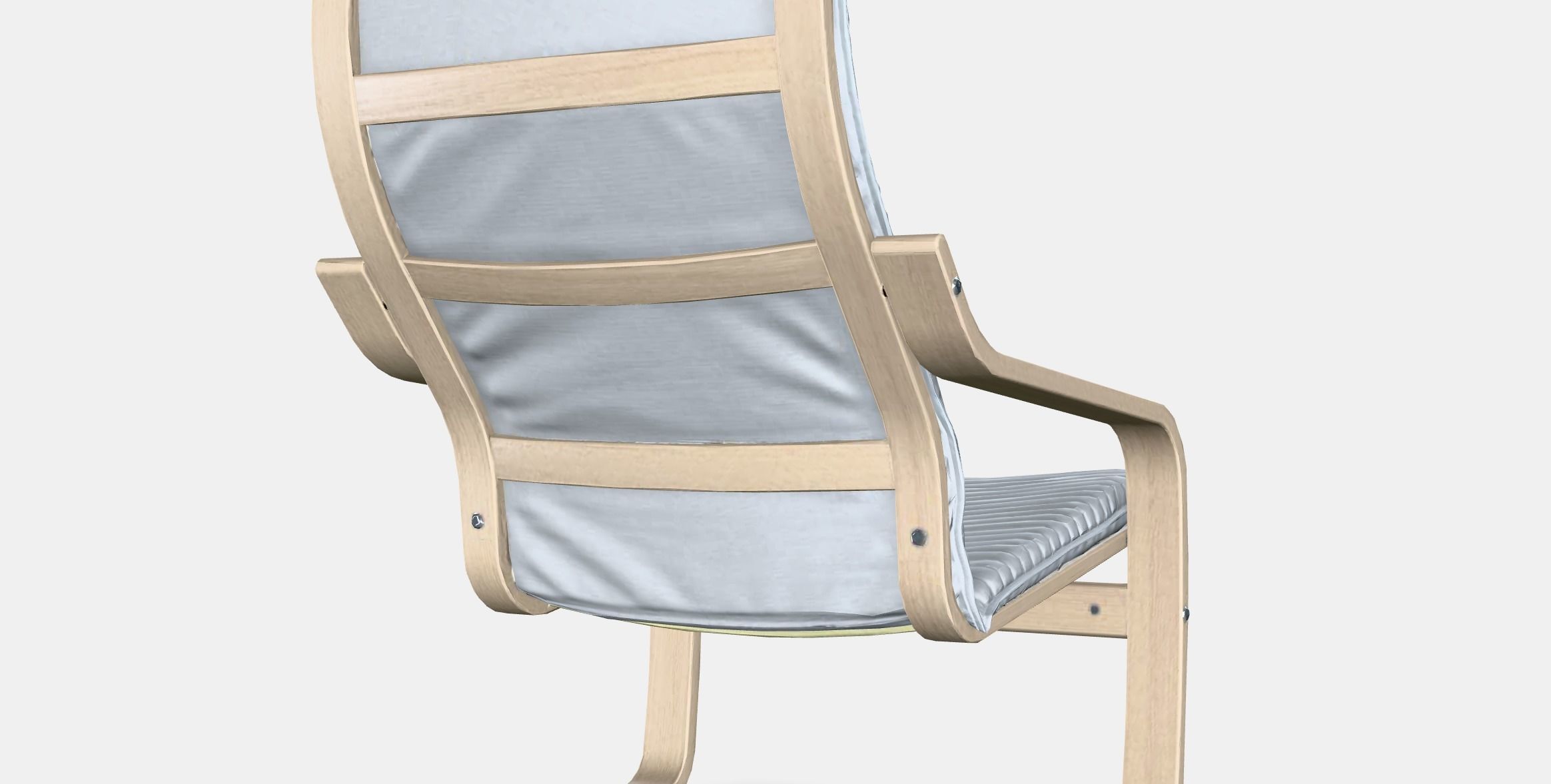 POANG Armchair 1 Low-poly 3D model_7