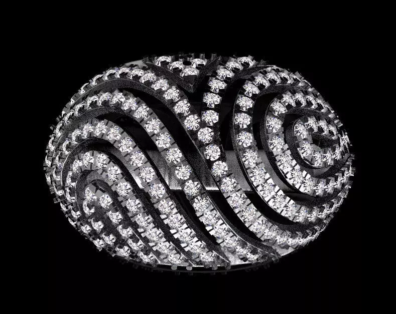 ring gold 3D print model_0