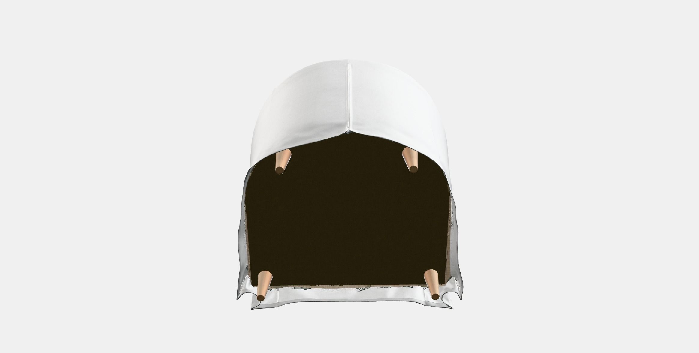 TULLSTA Armchair Low-poly 3D model_6