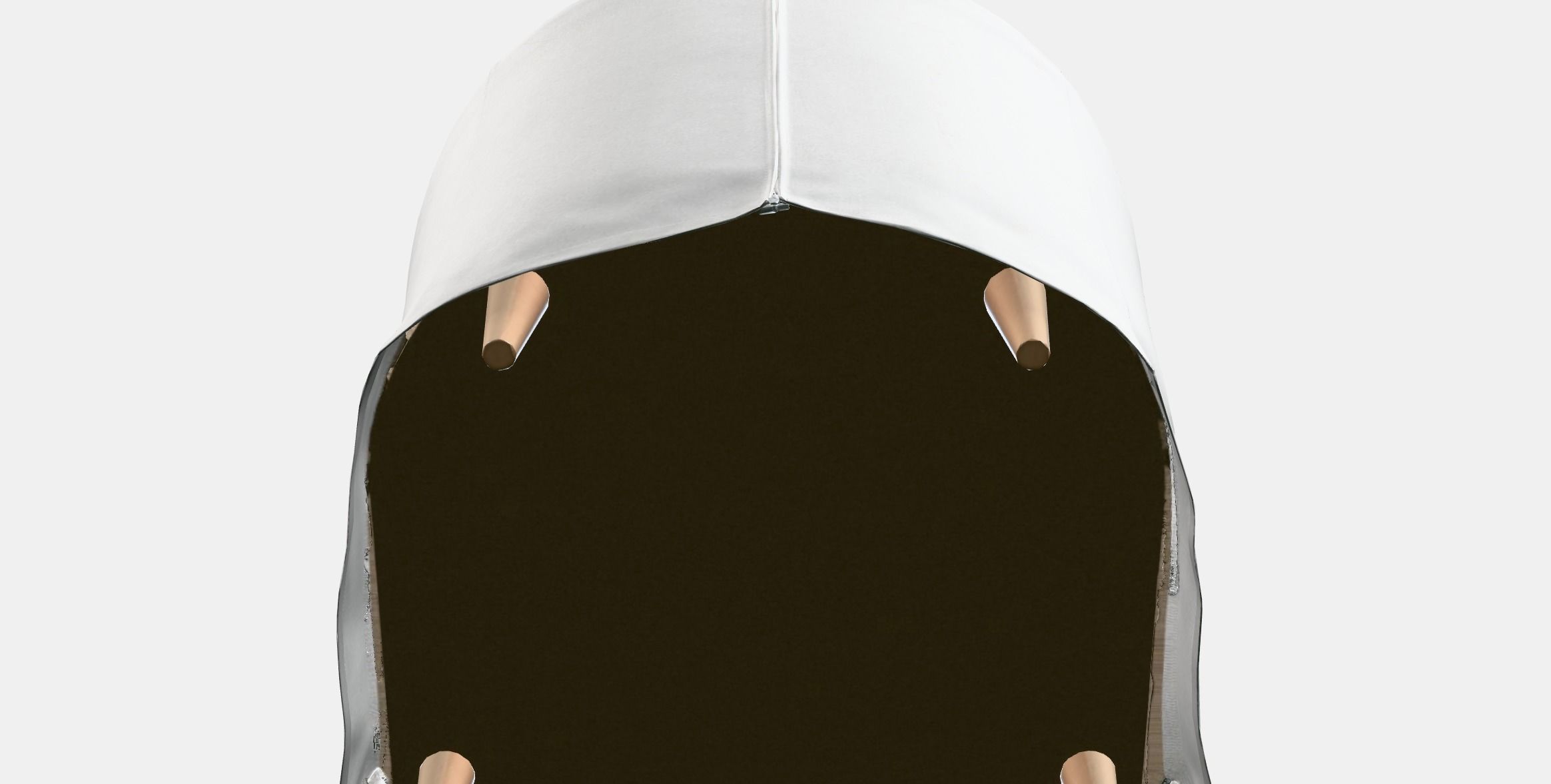 TULLSTA Armchair Low-poly 3D model_7