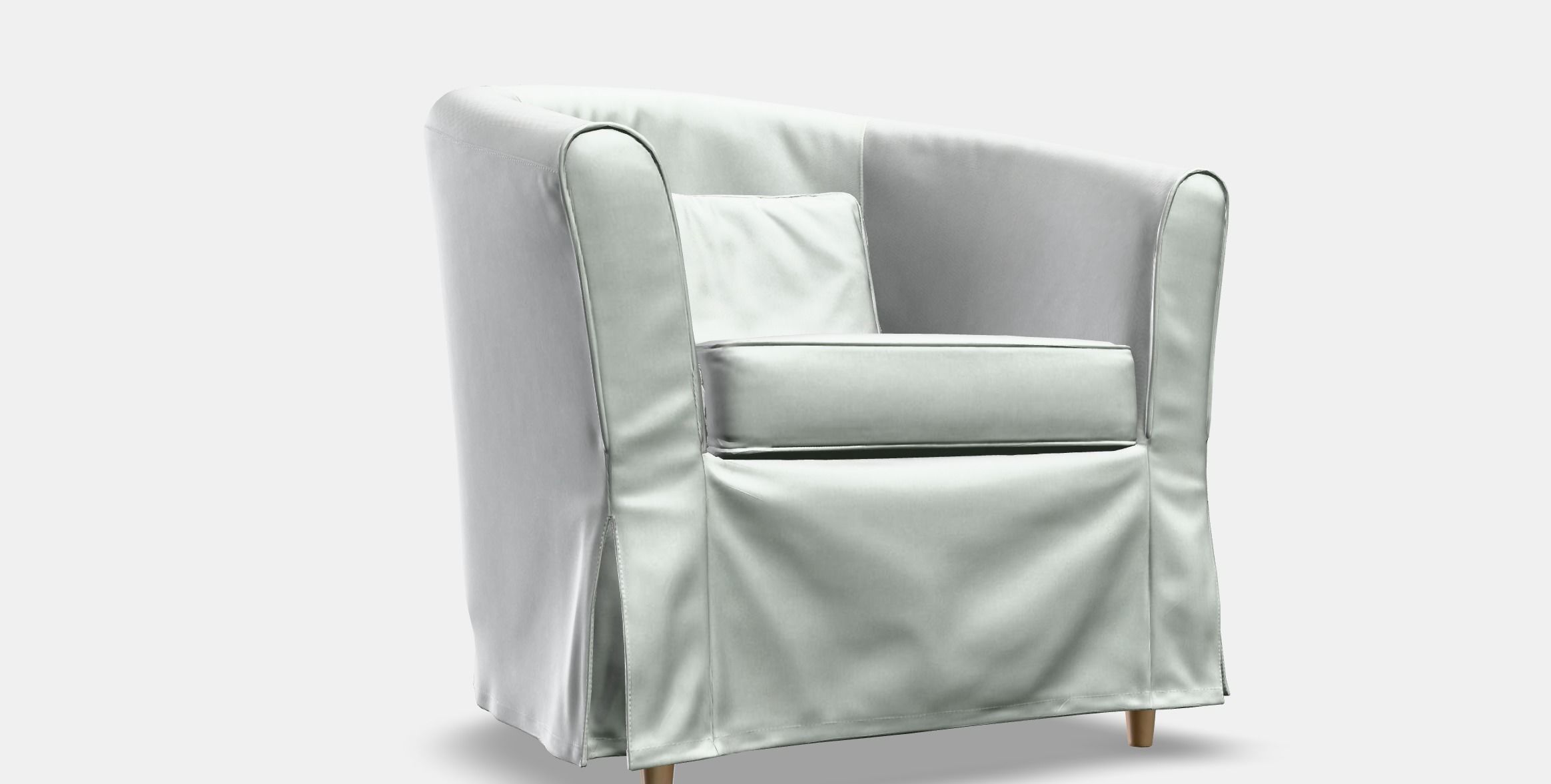 TULLSTA Armchair Low-poly 3D model_9