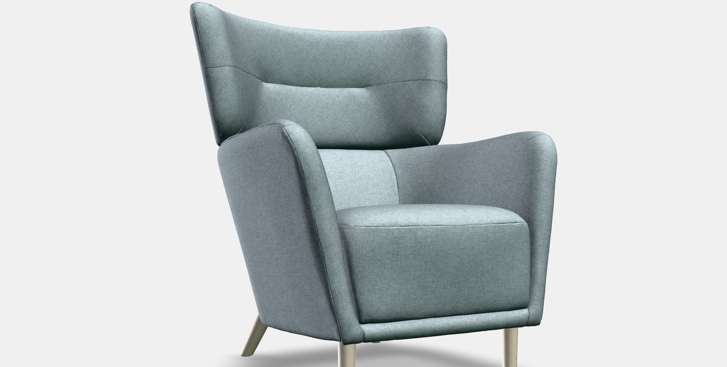 OSKARSHAMN Wing chair Low-poly 3D model_15