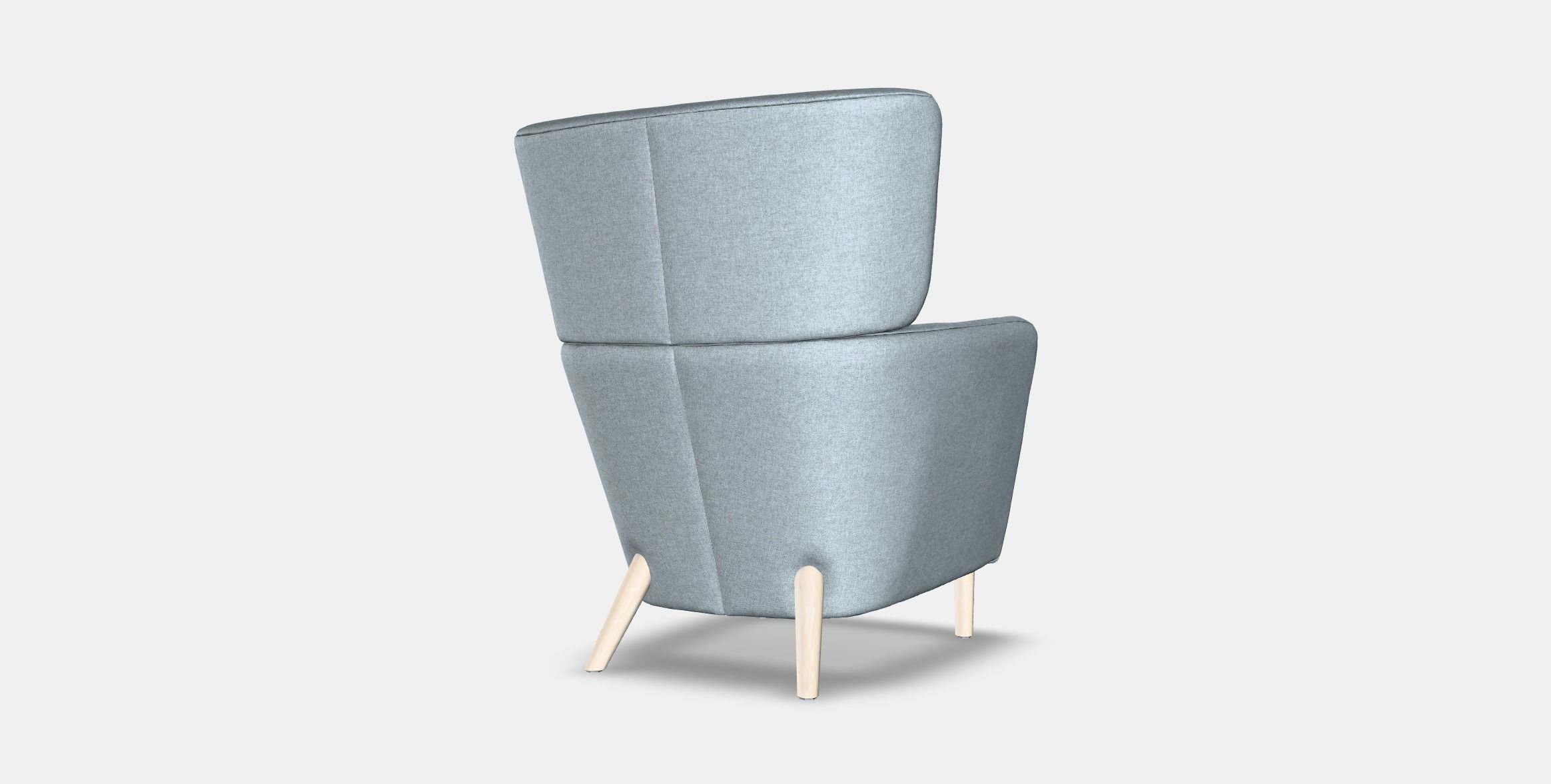 OSKARSHAMN Wing chair Low-poly 3D model_5