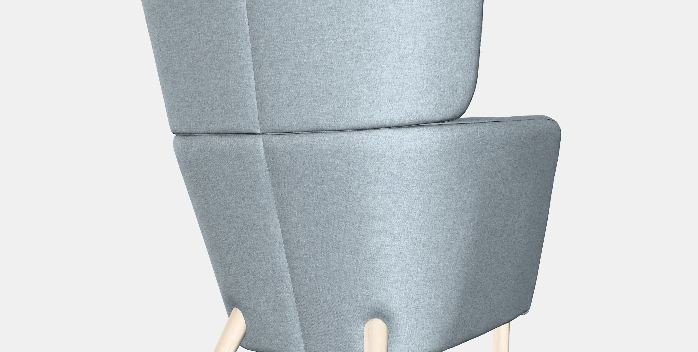 OSKARSHAMN Wing chair Low-poly 3D model_3