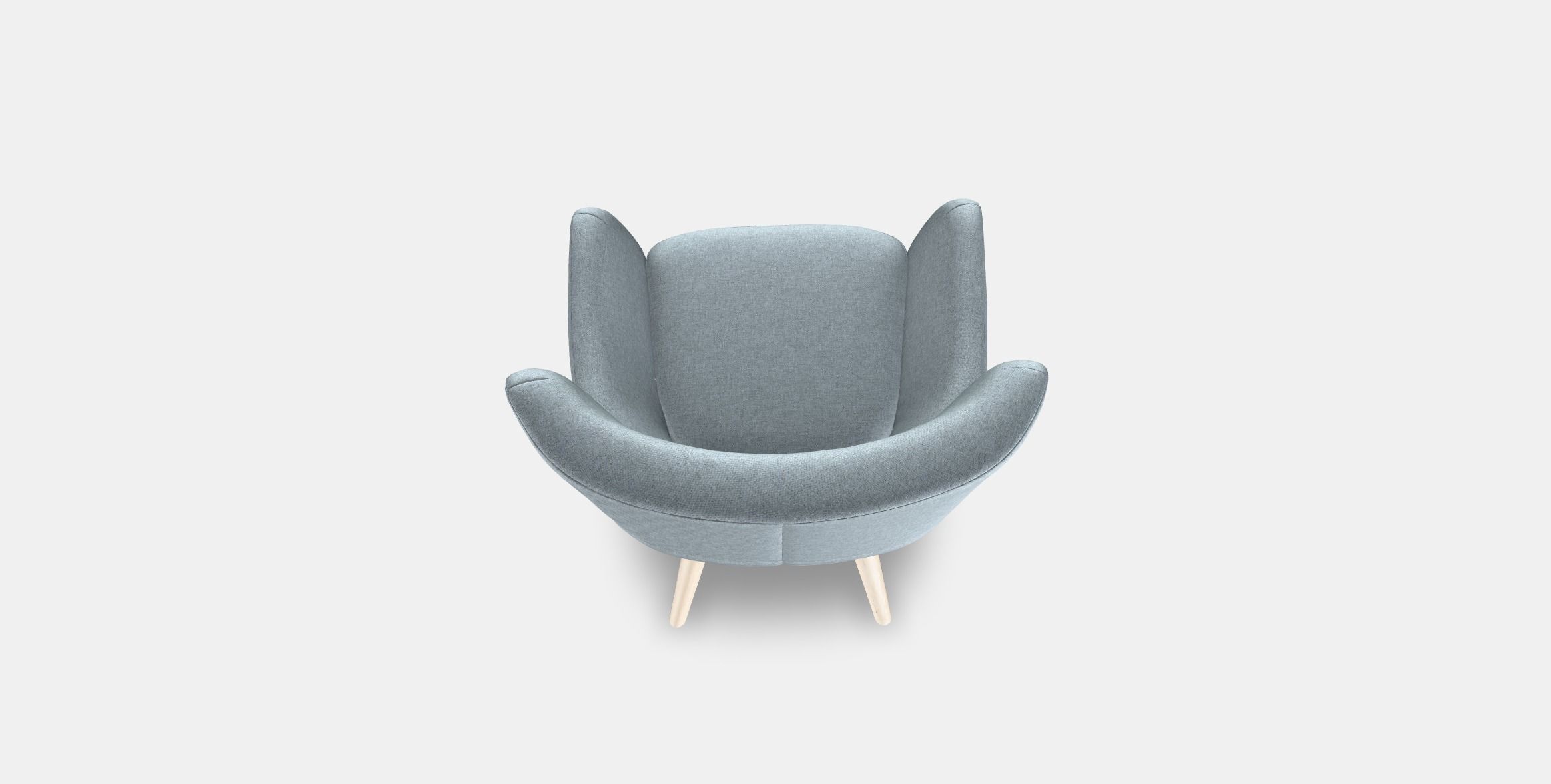 OSKARSHAMN Wing chair Low-poly 3D model_8
