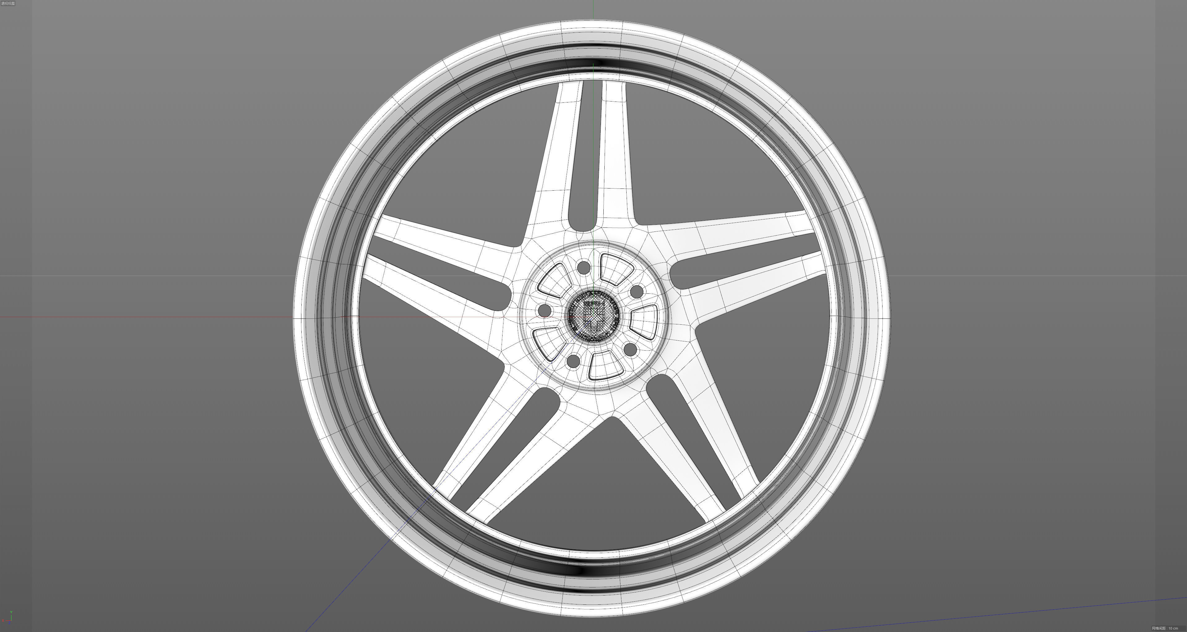 HRE RS307M Low-poly 3D model_26