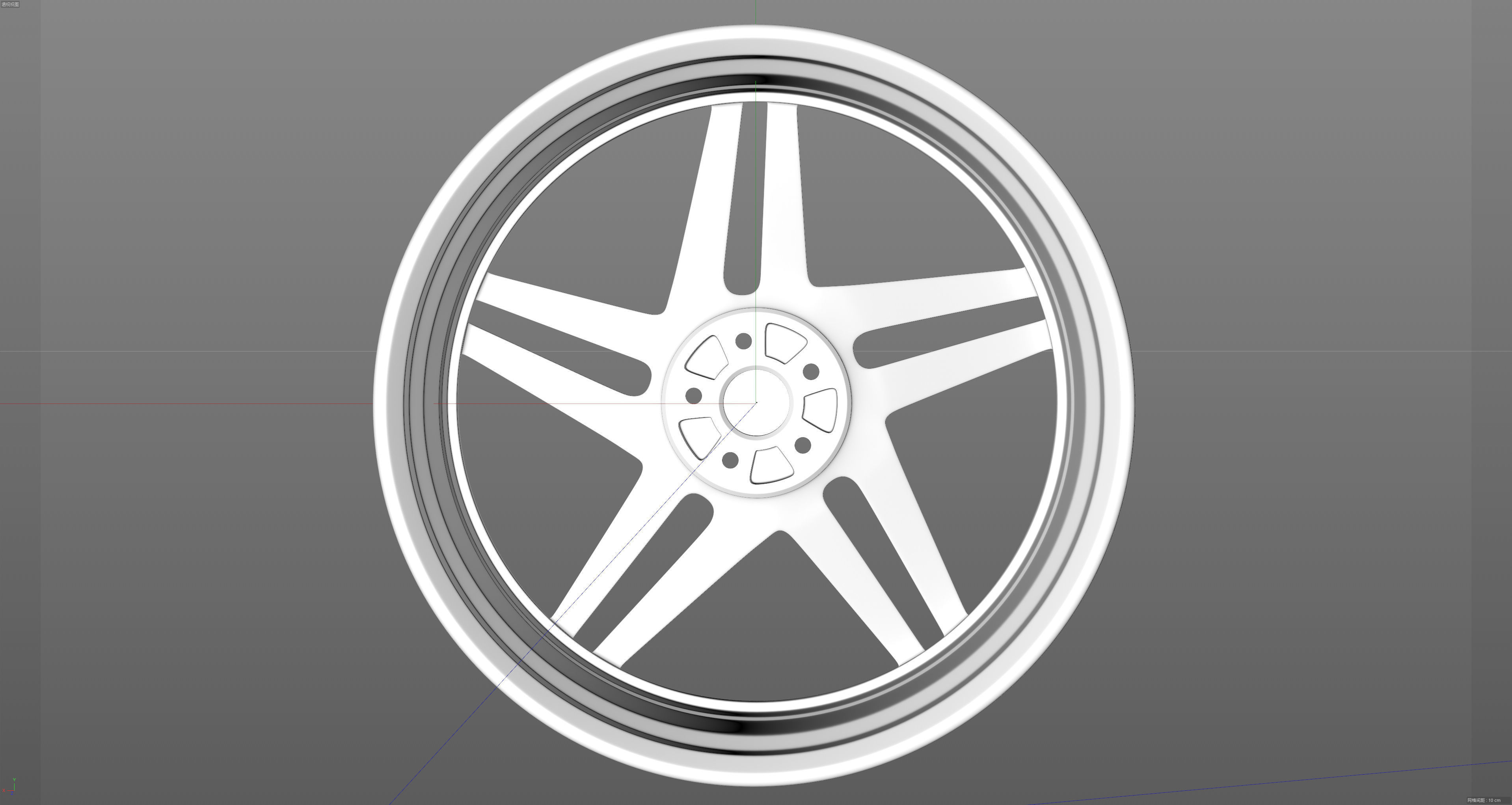 HRE RS307M Low-poly 3D model_15