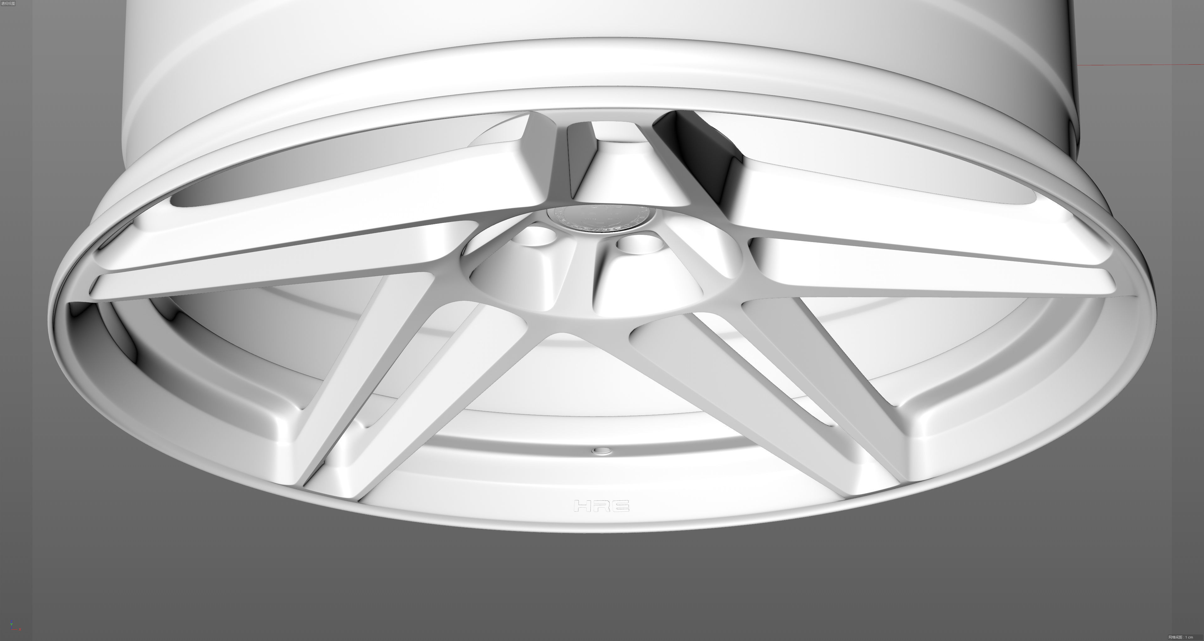 HRE RS307M Low-poly 3D model_20