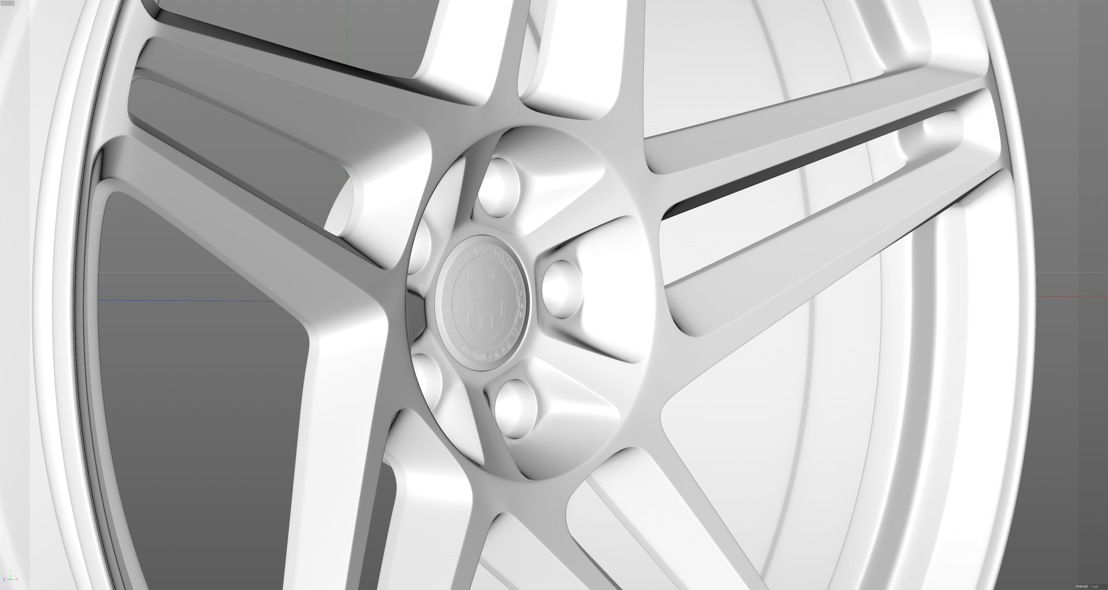 HRE RS307M Low-poly 3D model_19