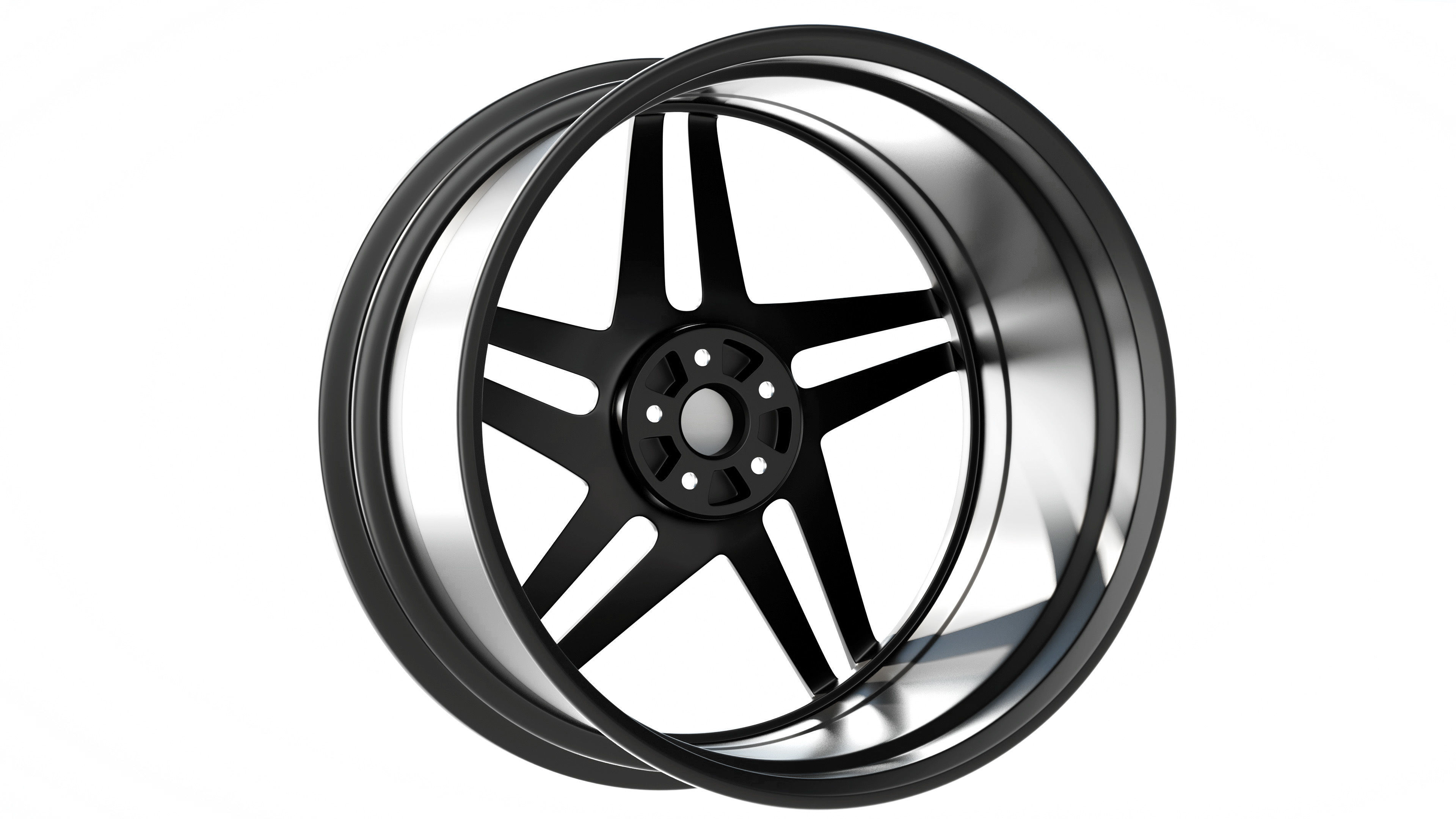 HRE RS307M Low-poly 3D model_4