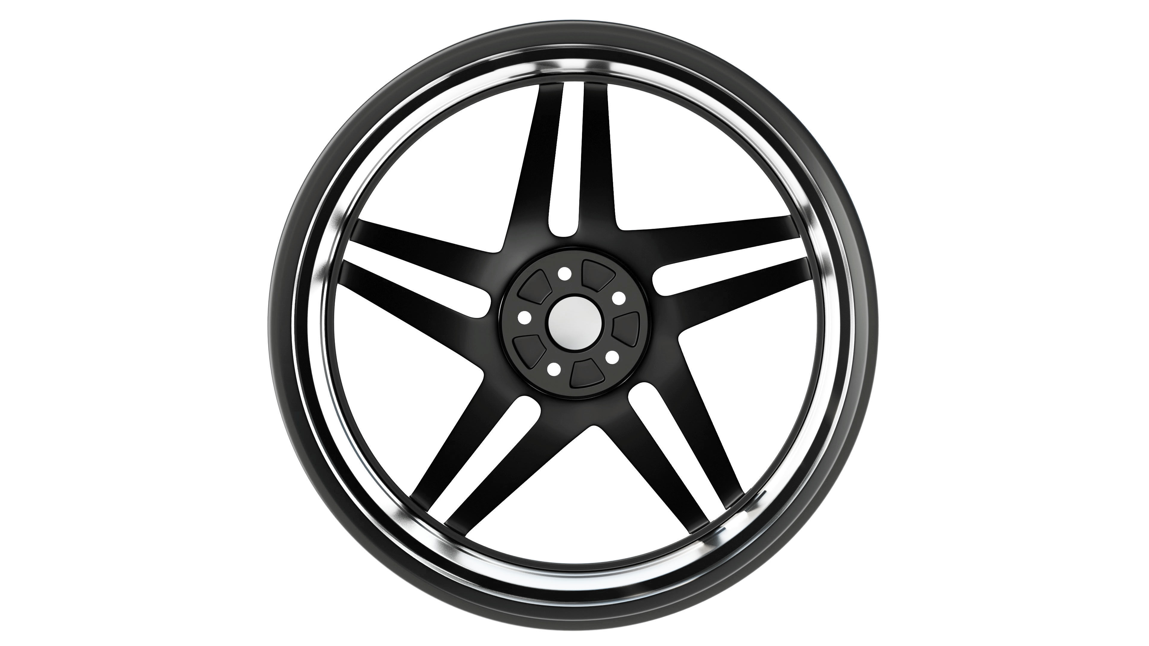 HRE RS307M Low-poly 3D model_5