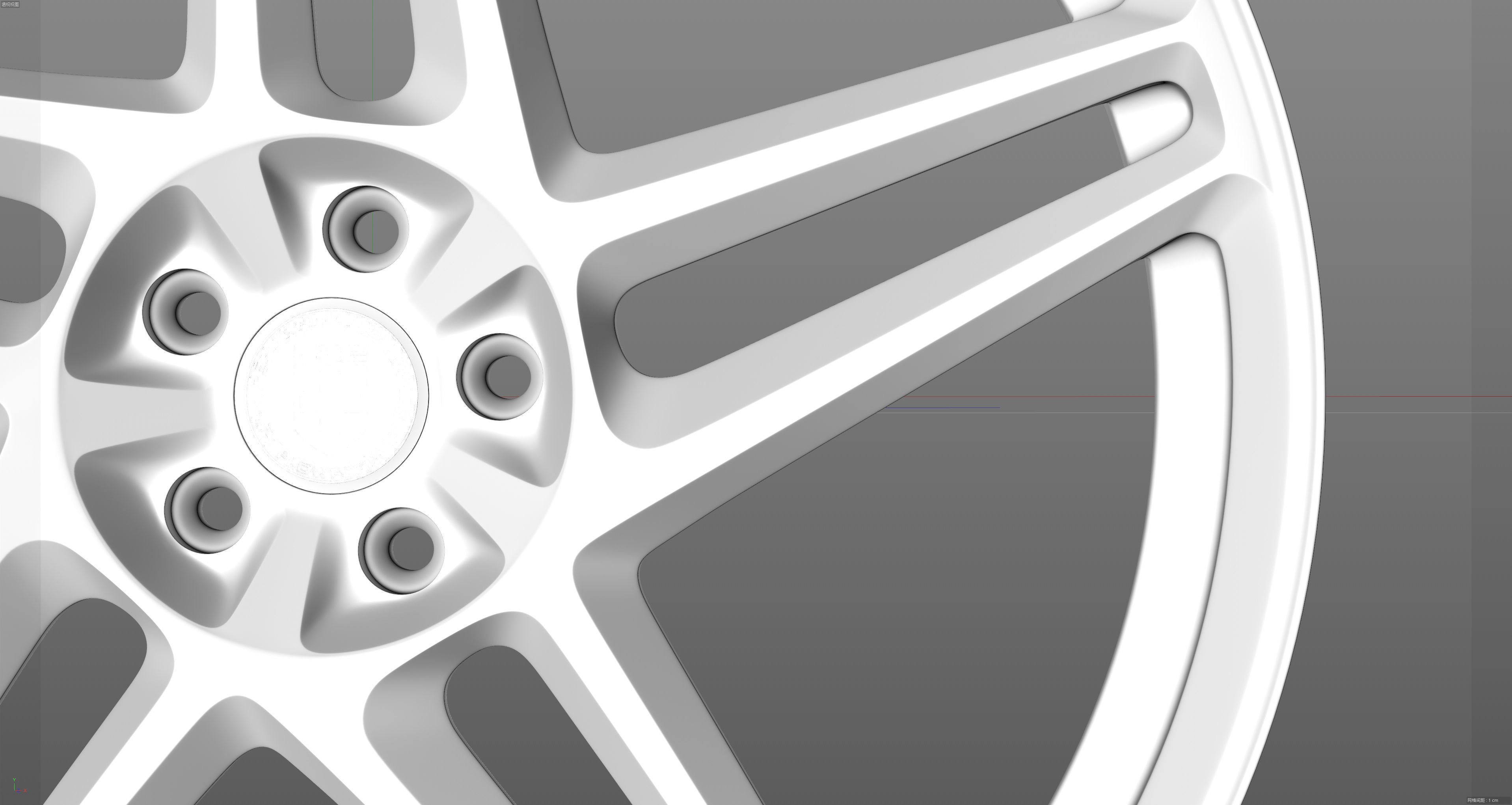 HRE RS307M Low-poly 3D model_21