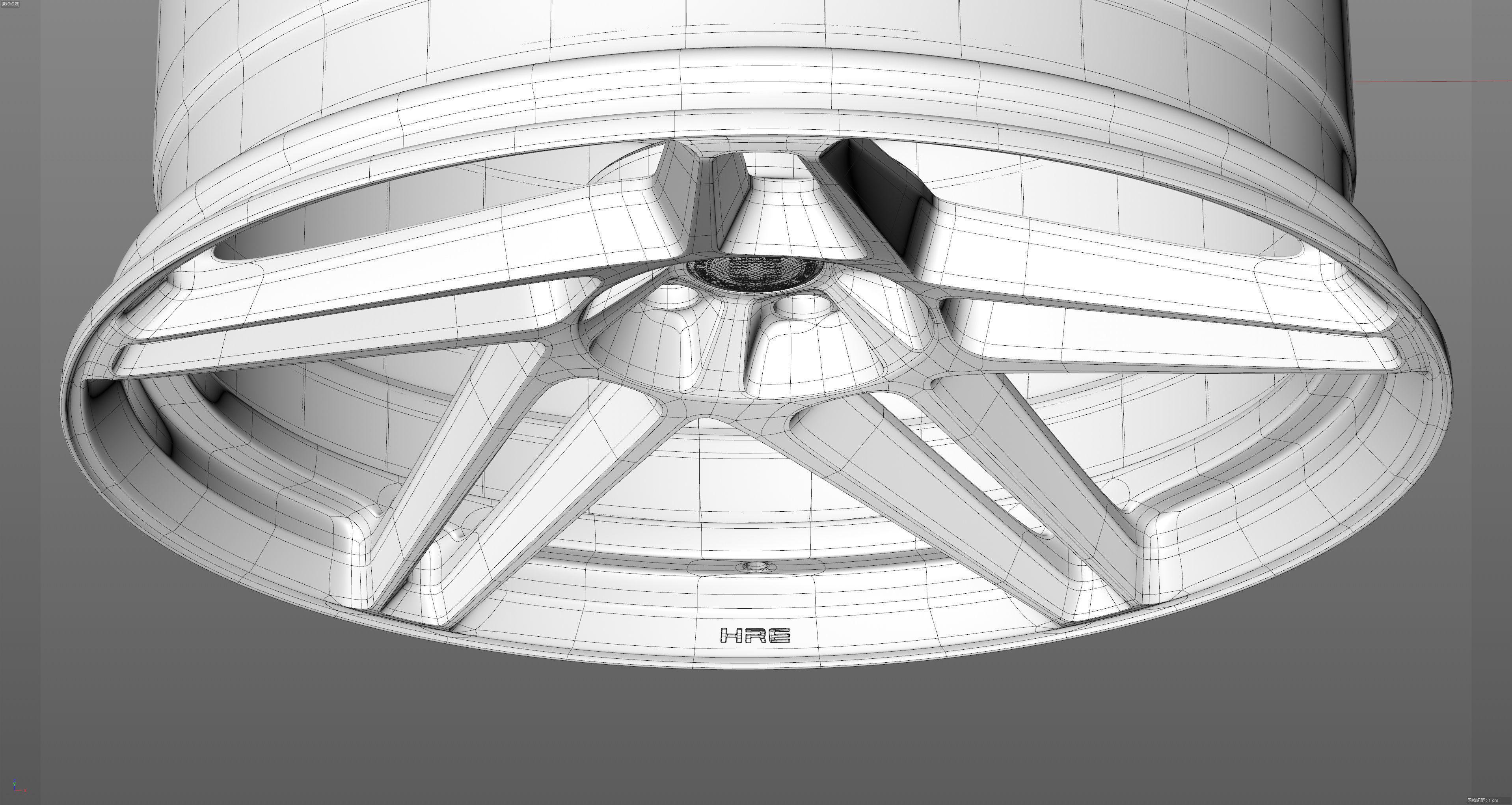 HRE RS307M Low-poly 3D model_31