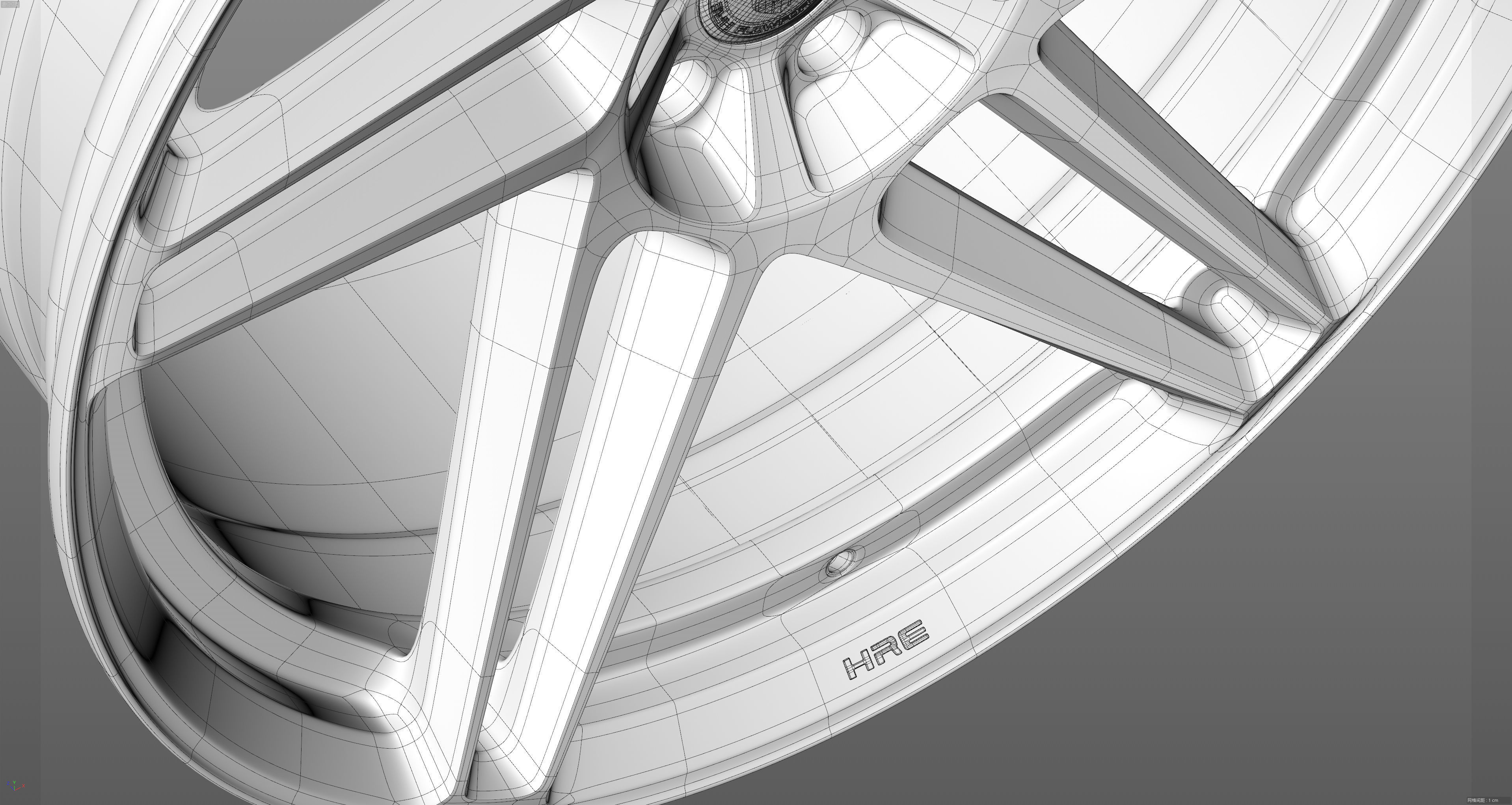 HRE RS307M Low-poly 3D model_28