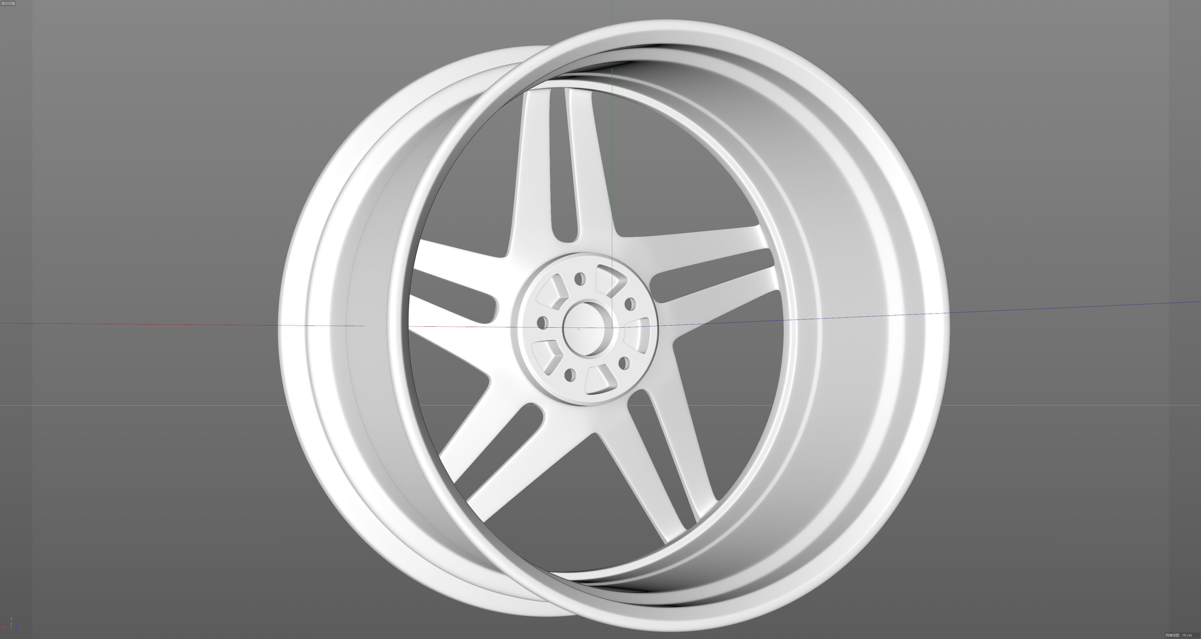 HRE RS307M Low-poly 3D model_14