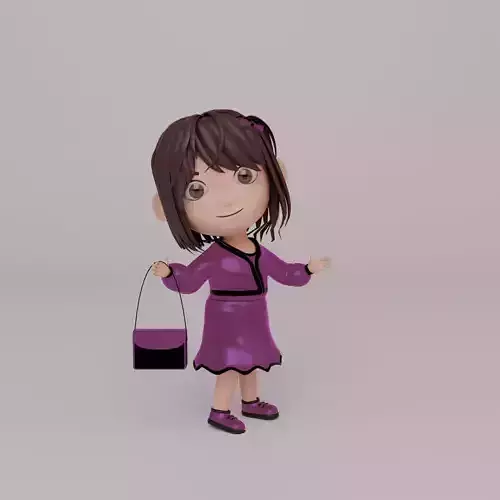 Tinny - Girl Rigged Character-4