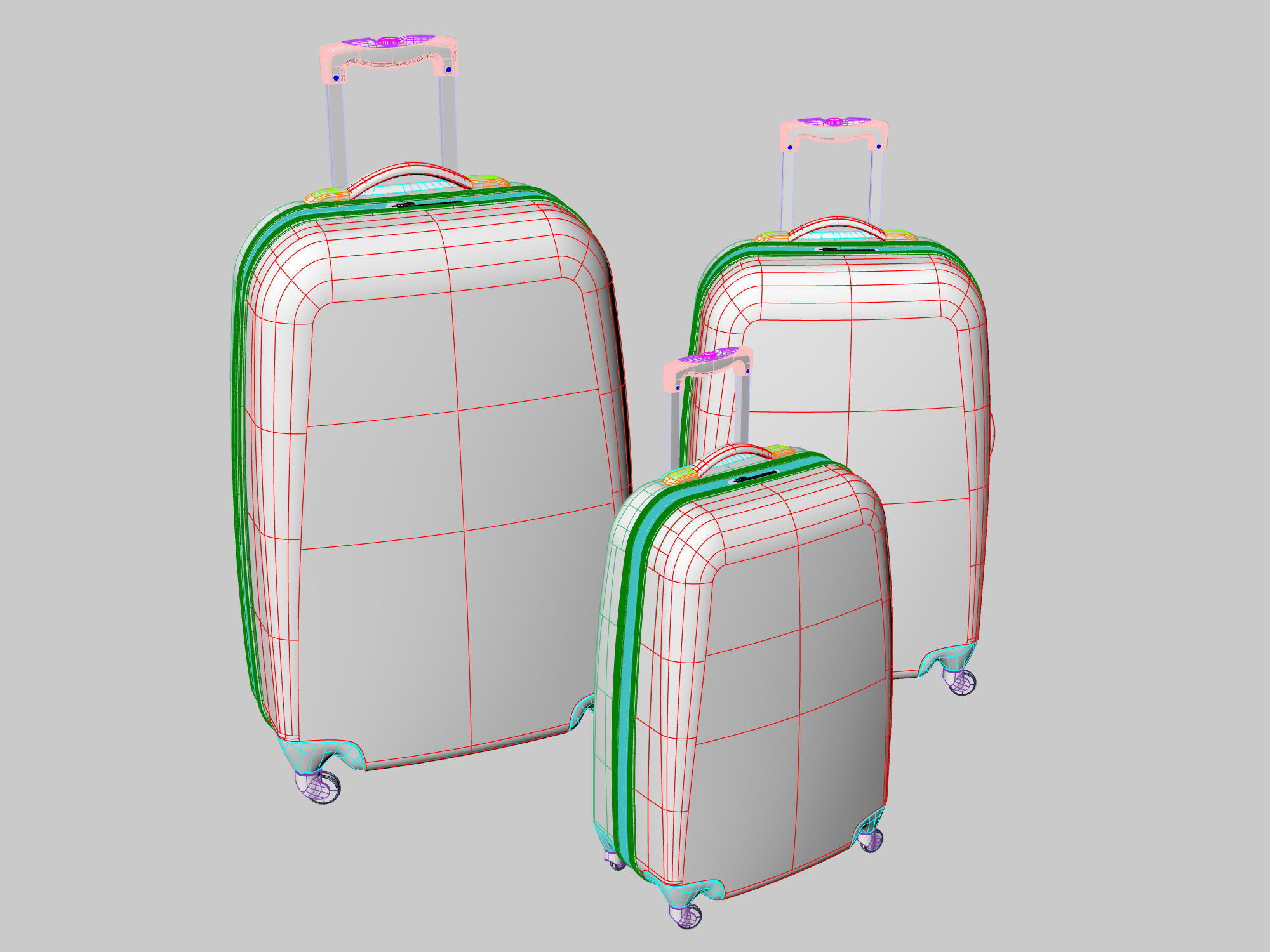 Suitcase 03 3D model_8
