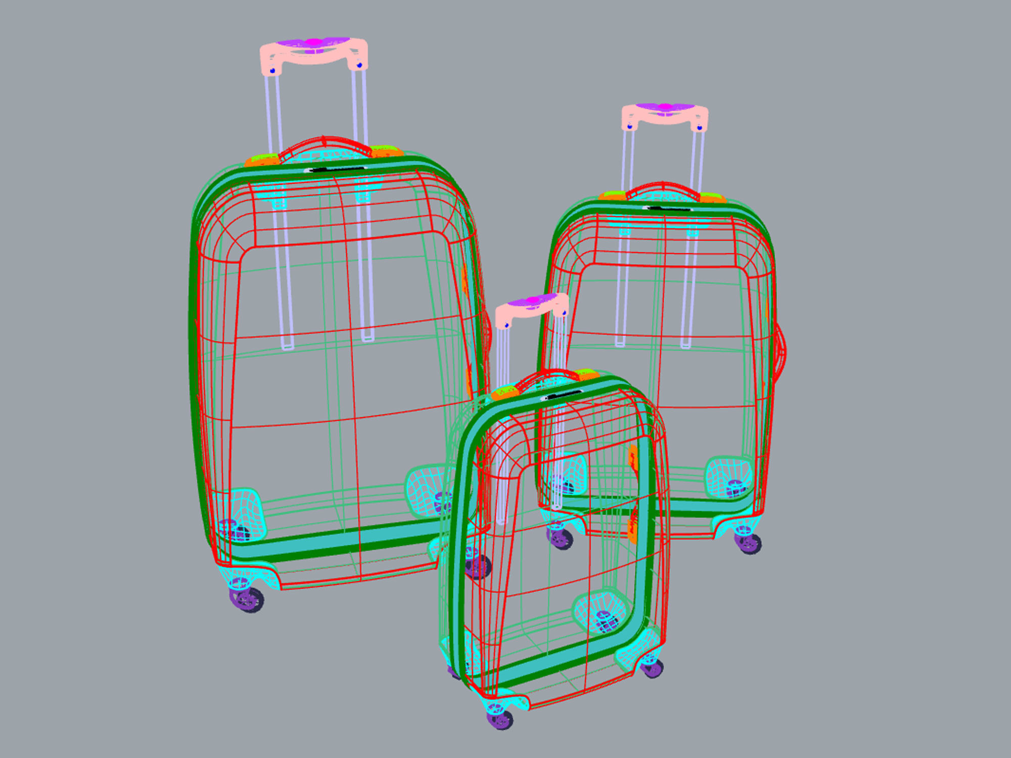 Suitcase 03 3D model_7