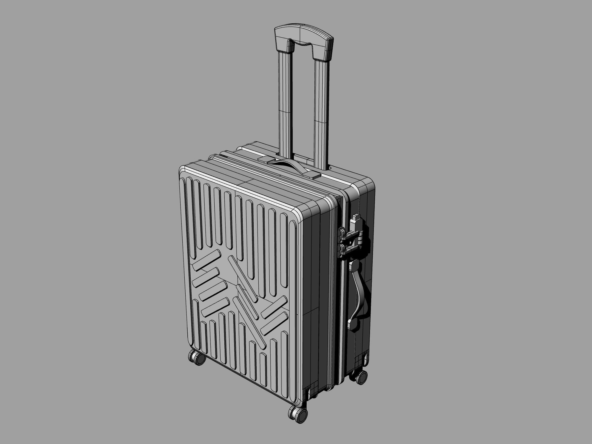 Suitcase 04 3D model_8