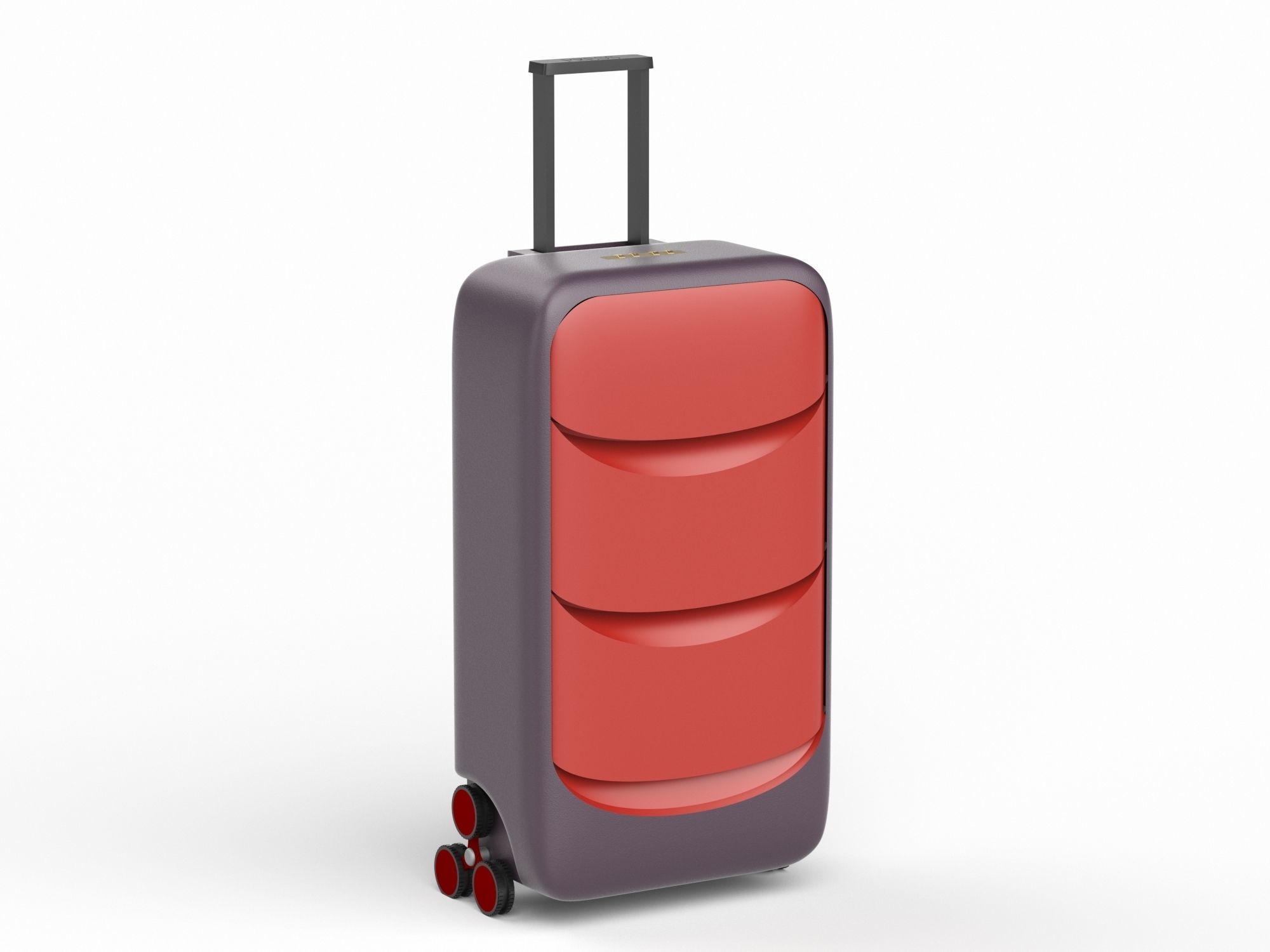 Suitcase 05 3D model_2