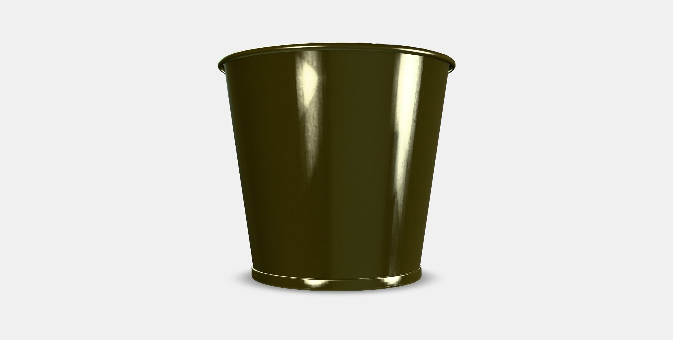 DAIDAI Plant pot Low-poly 3D model_16