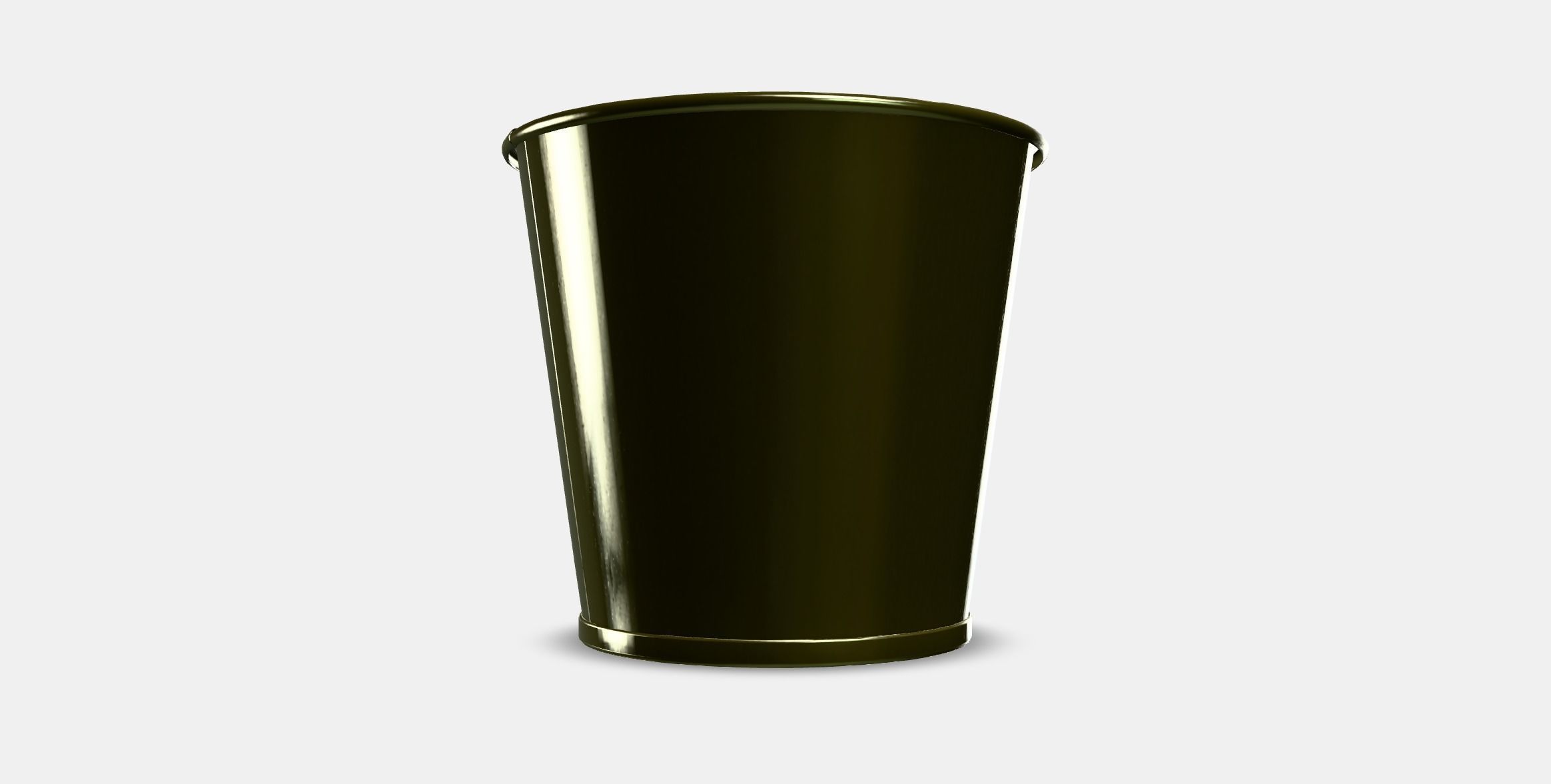 DAIDAI Plant pot Low-poly 3D model_3