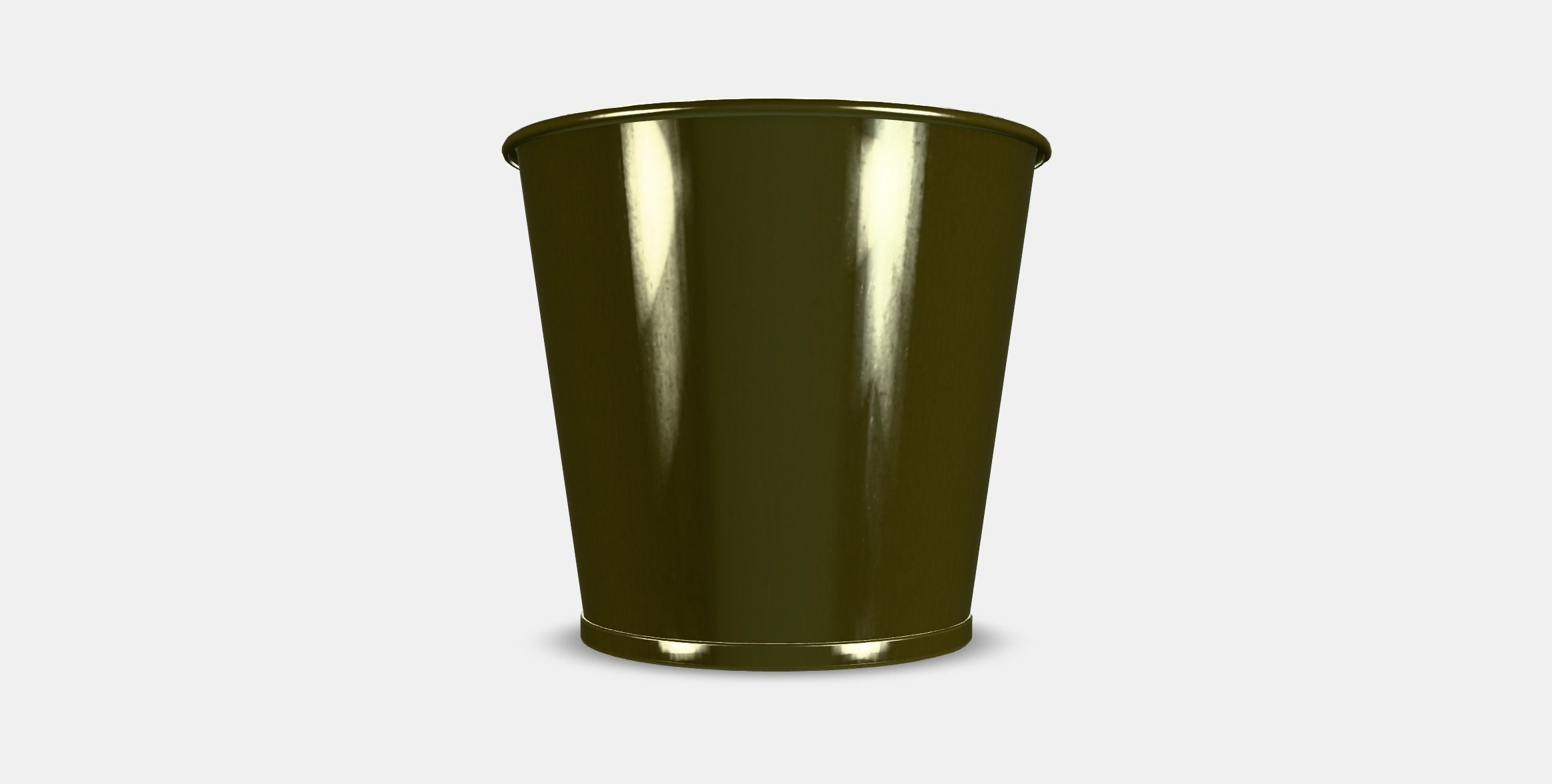 DAIDAI Plant pot Low-poly 3D model_14
