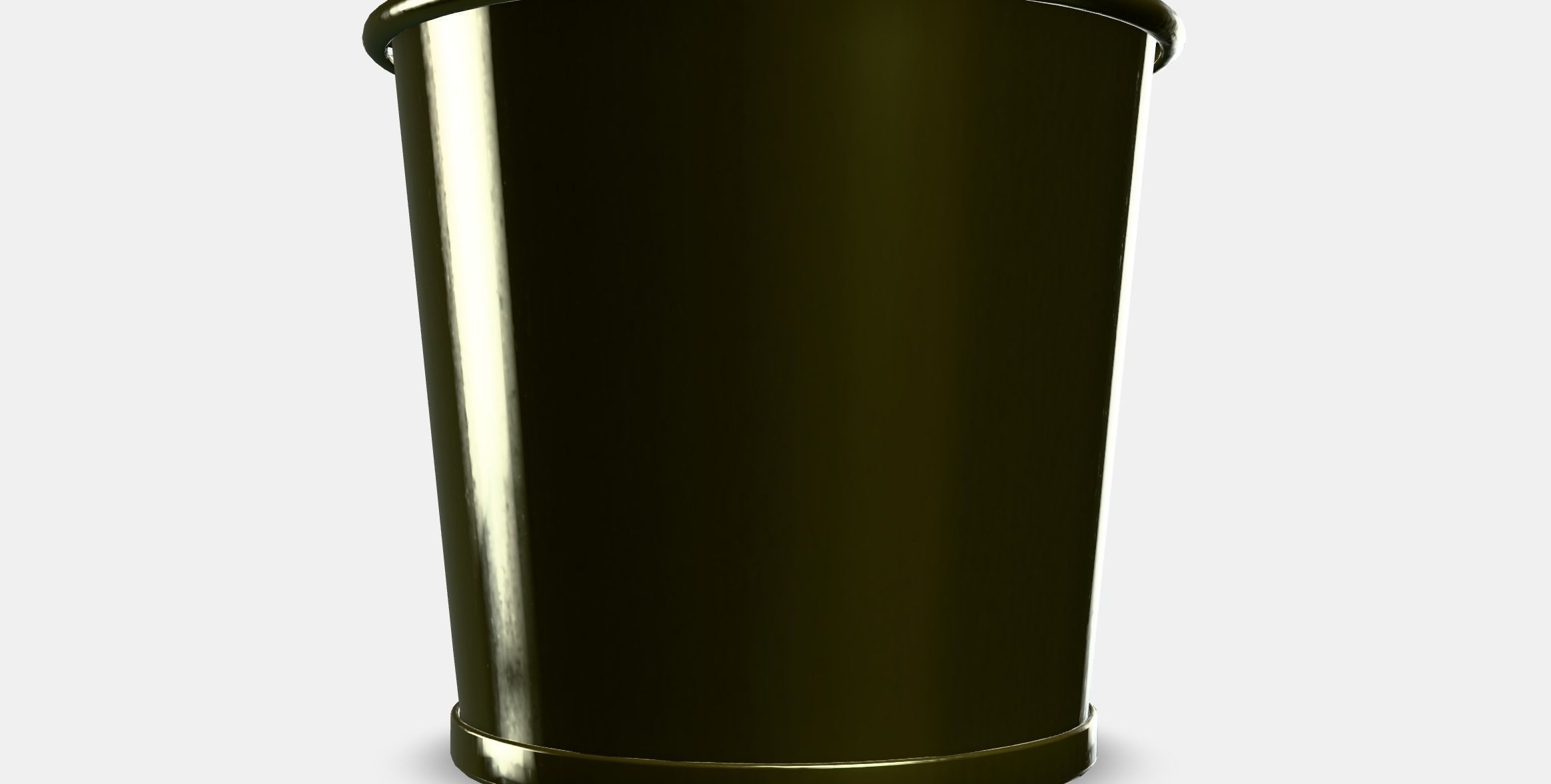 DAIDAI Plant pot 1 Low-poly 3D model_12