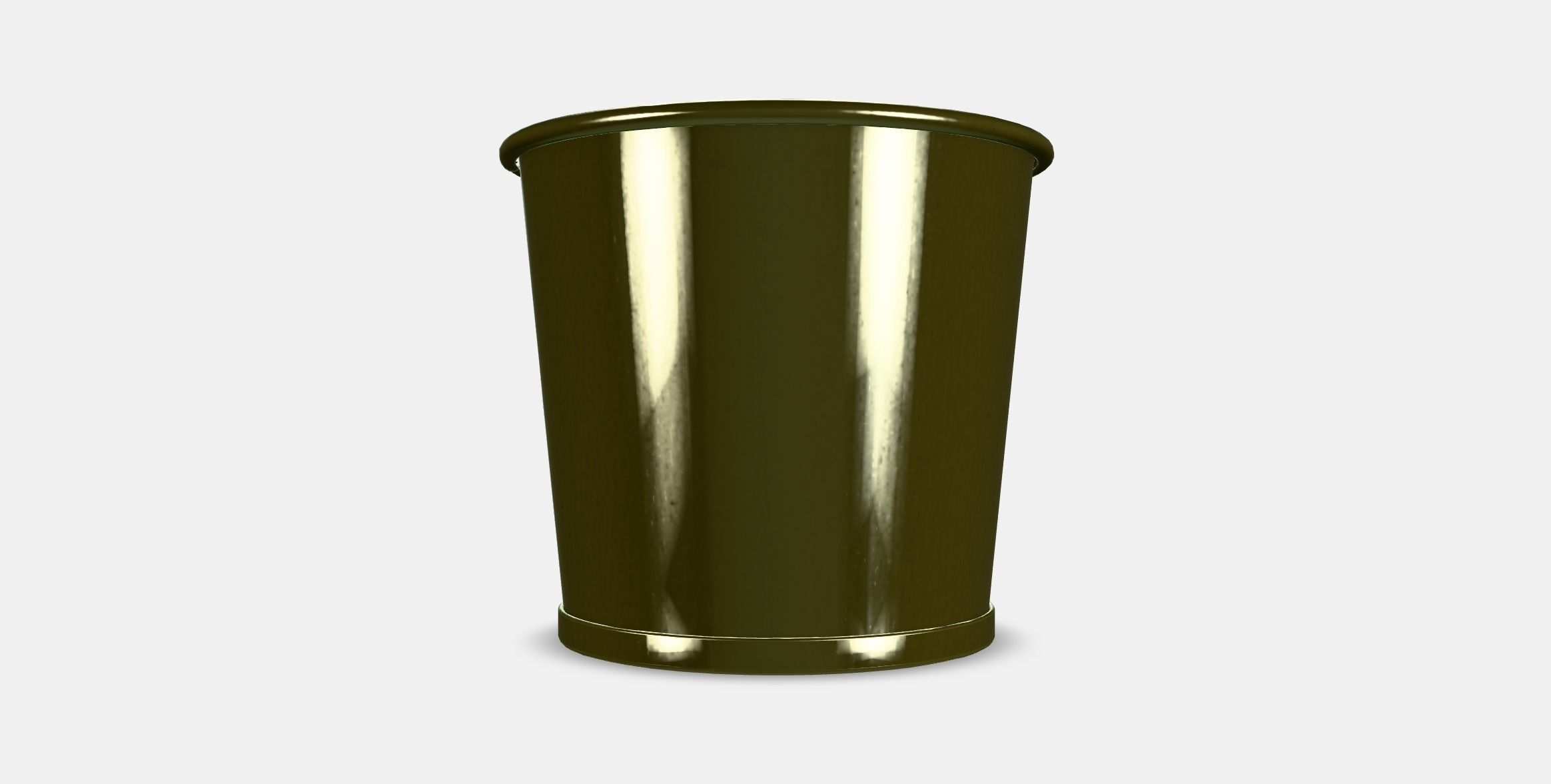 DAIDAI Plant pot 1 Low-poly 3D model_14
