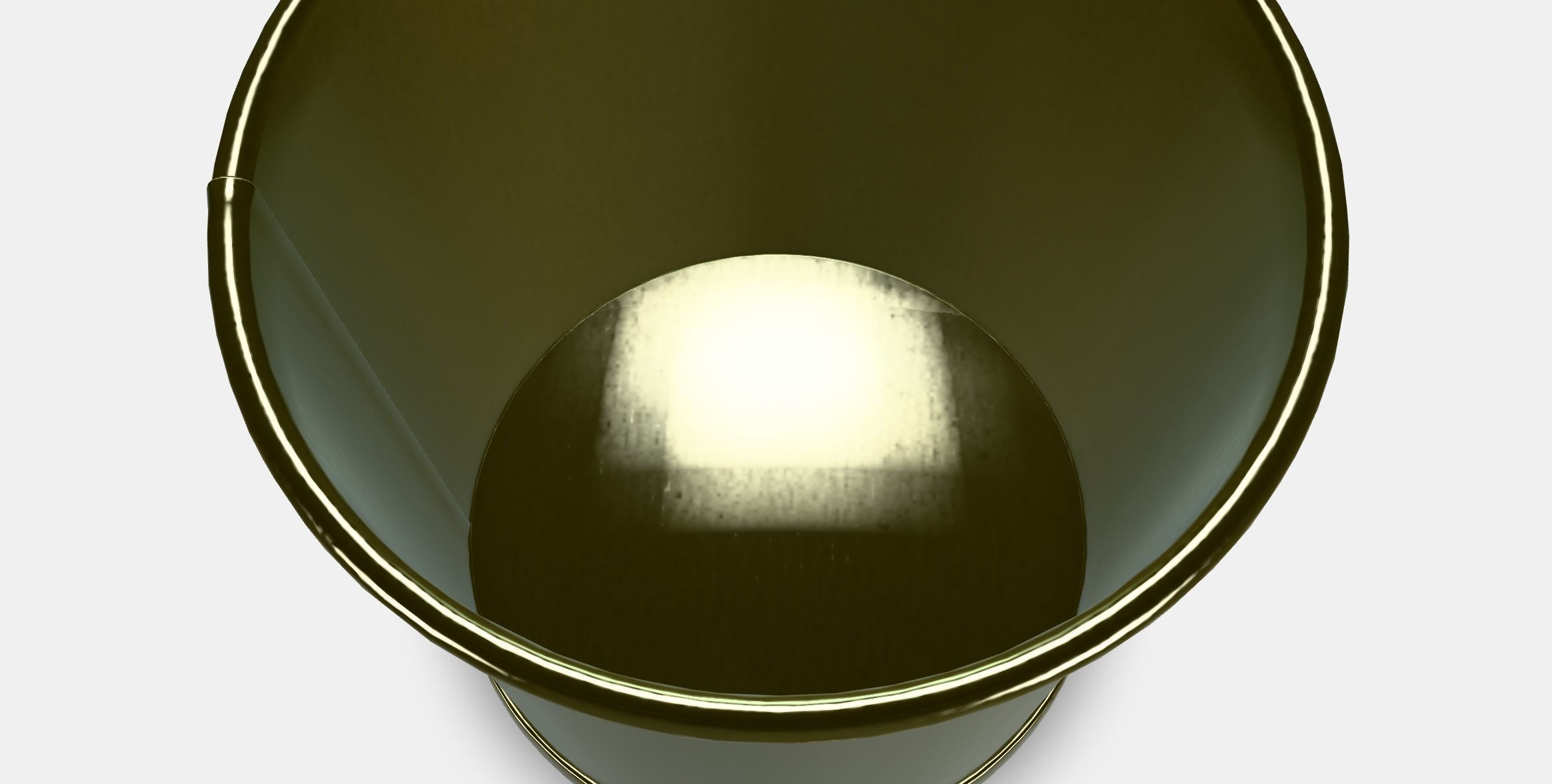 DAIDAI Plant pot 1 Low-poly 3D model_4