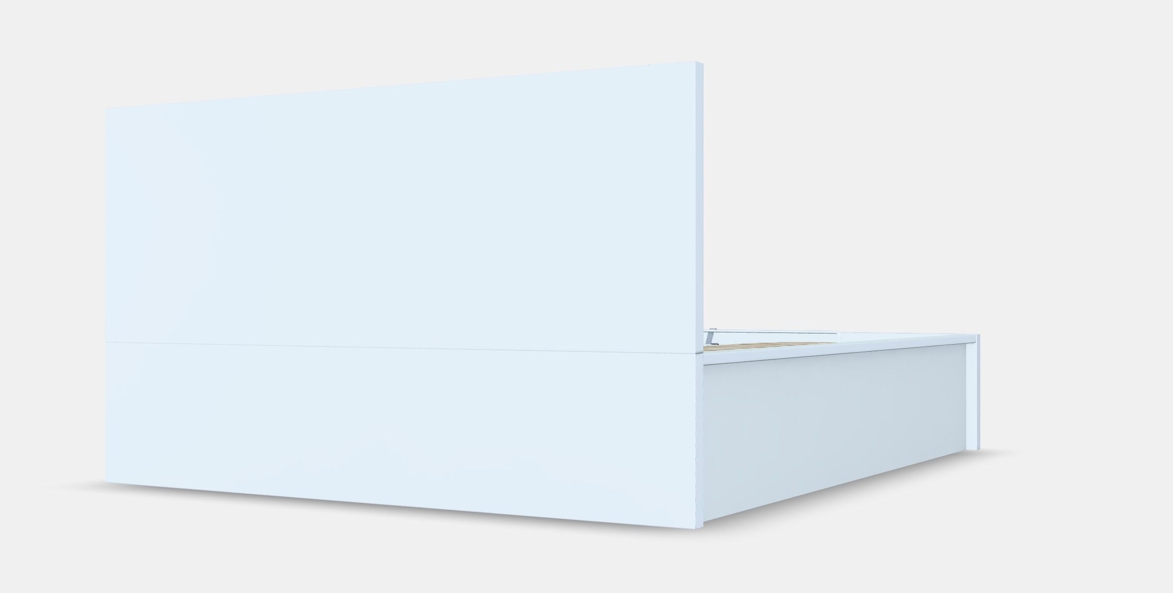 MALM Ottoman bed 1 Low-poly 3D model_5