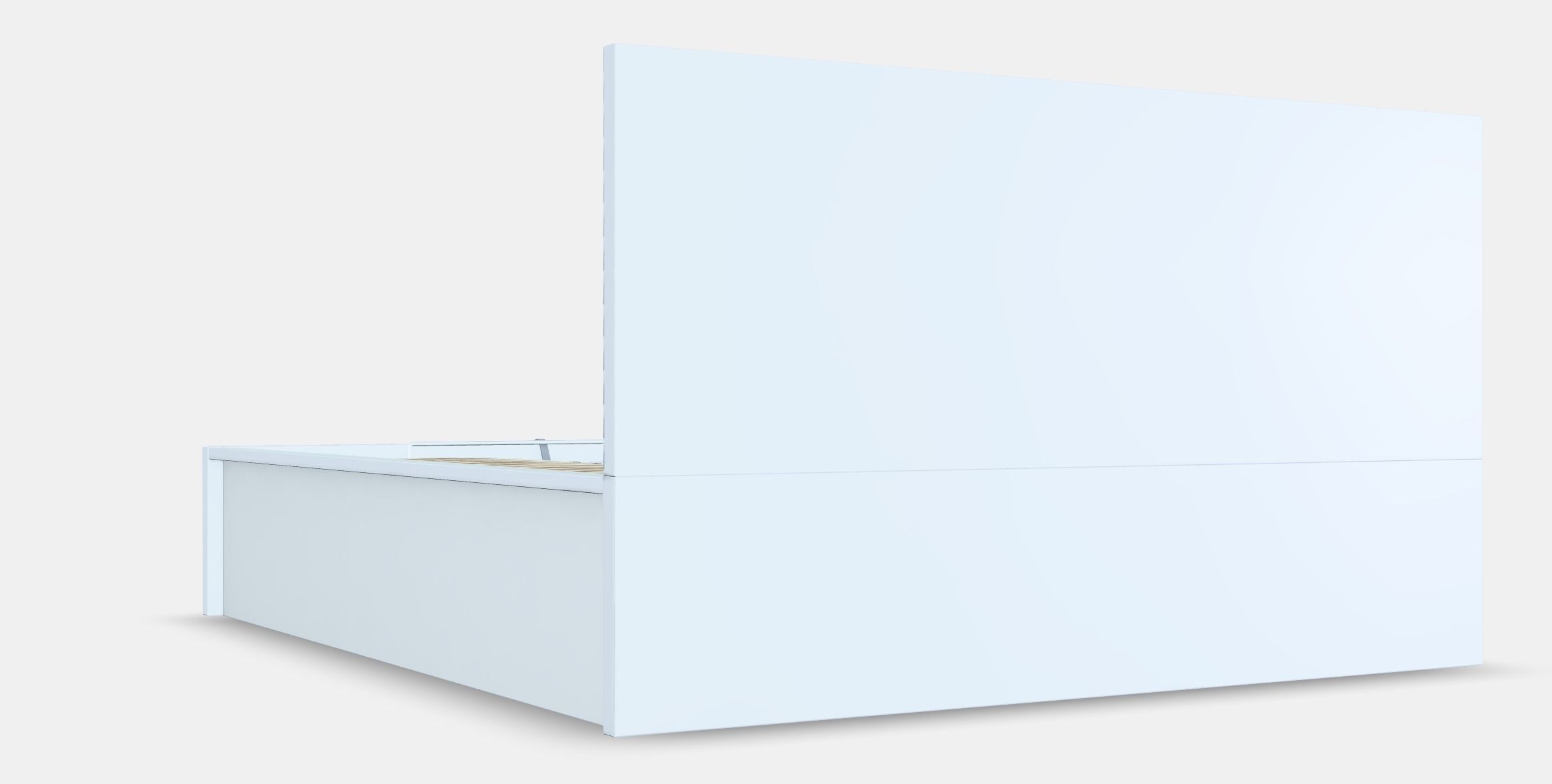 MALM Ottoman bed 1 Low-poly 3D model_2